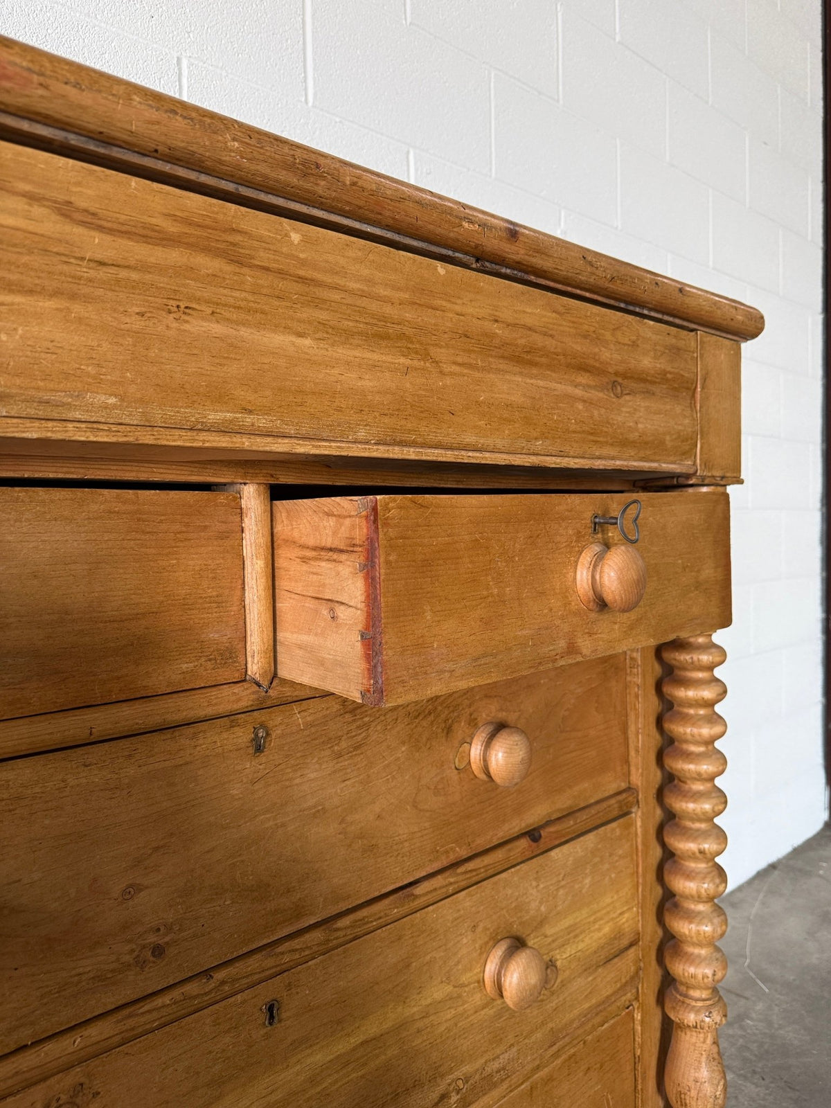 Scottish antique pine chest of drawers - House on Horizon