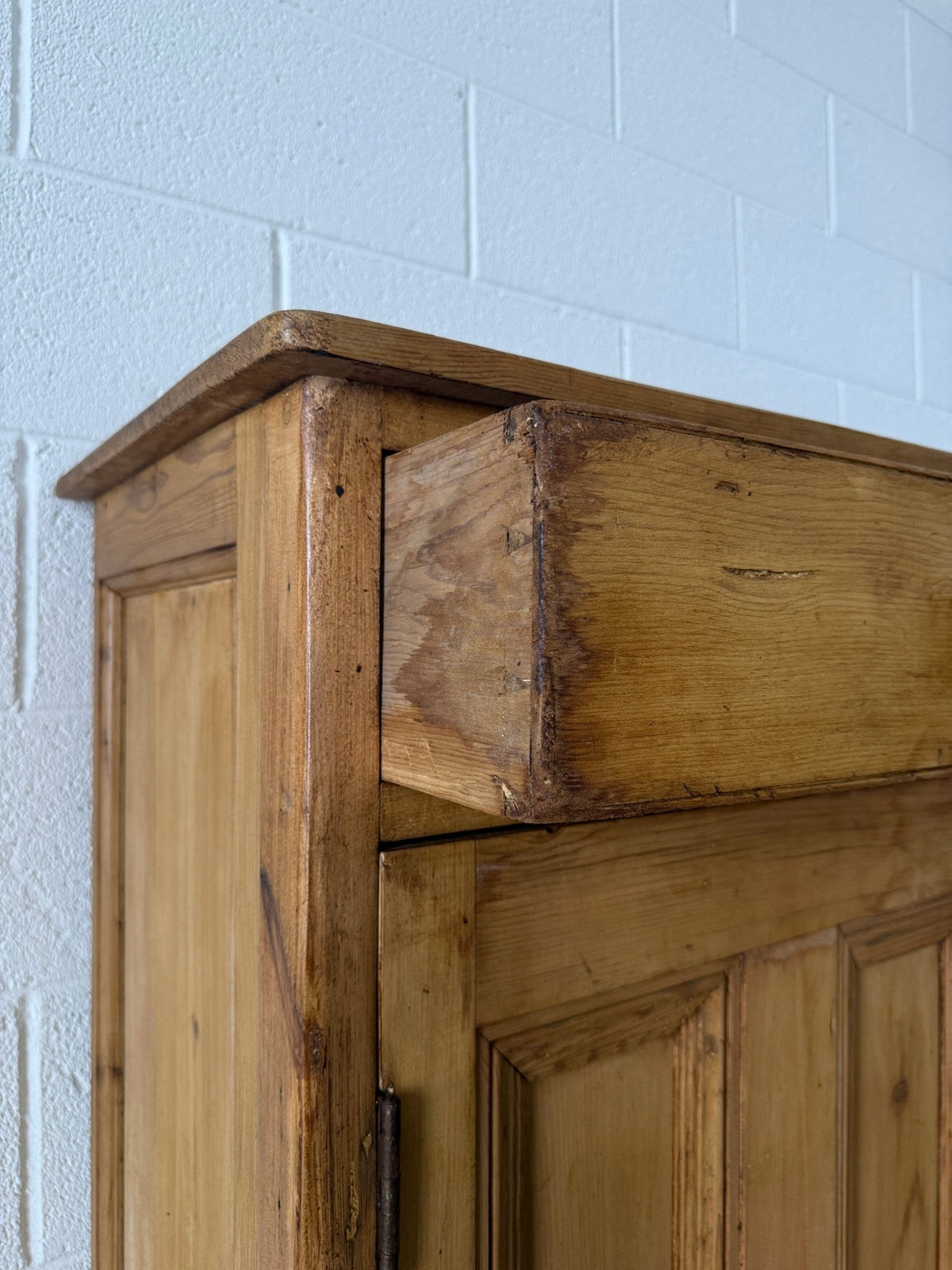 Small antique pine cupboard or nightstand - House on Horizon