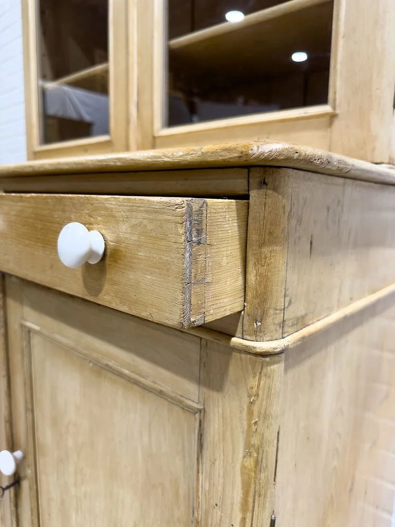 Small English antique kitchen hutch - House on Horizon