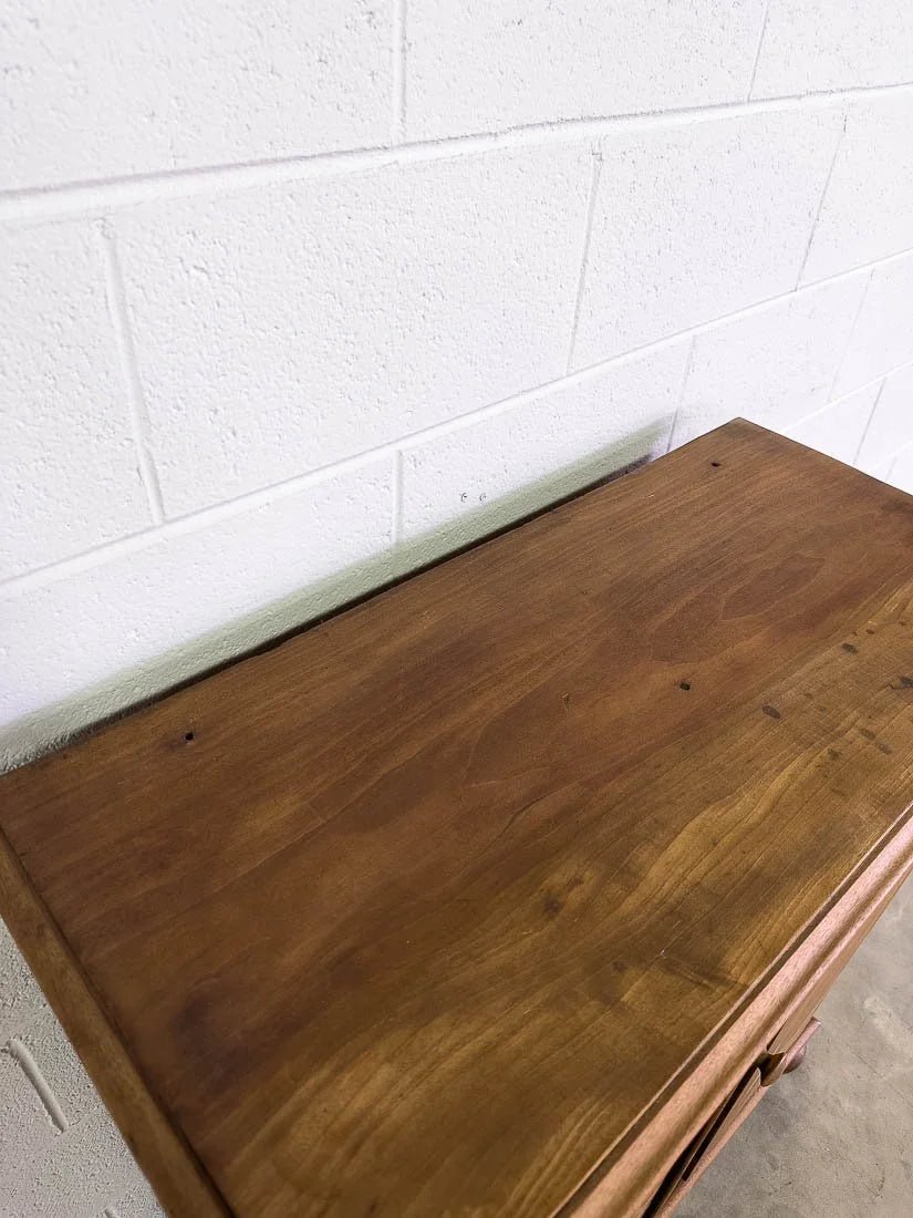 Small European antique pine cupboard - House on Horizon