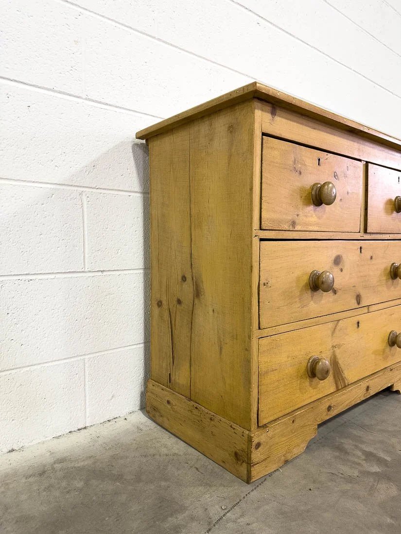 Small set of antique pine drawers - House on Horizon