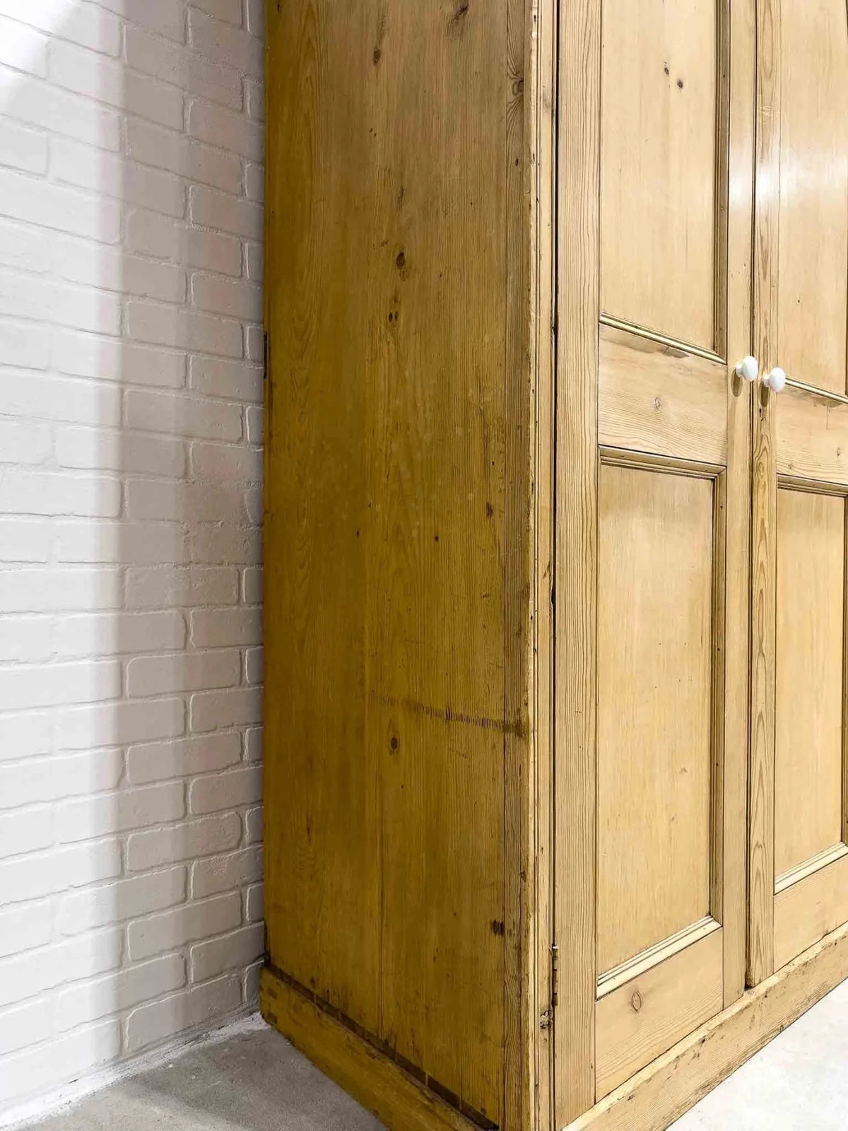 Tall English antique wardrobe - House on Horizon