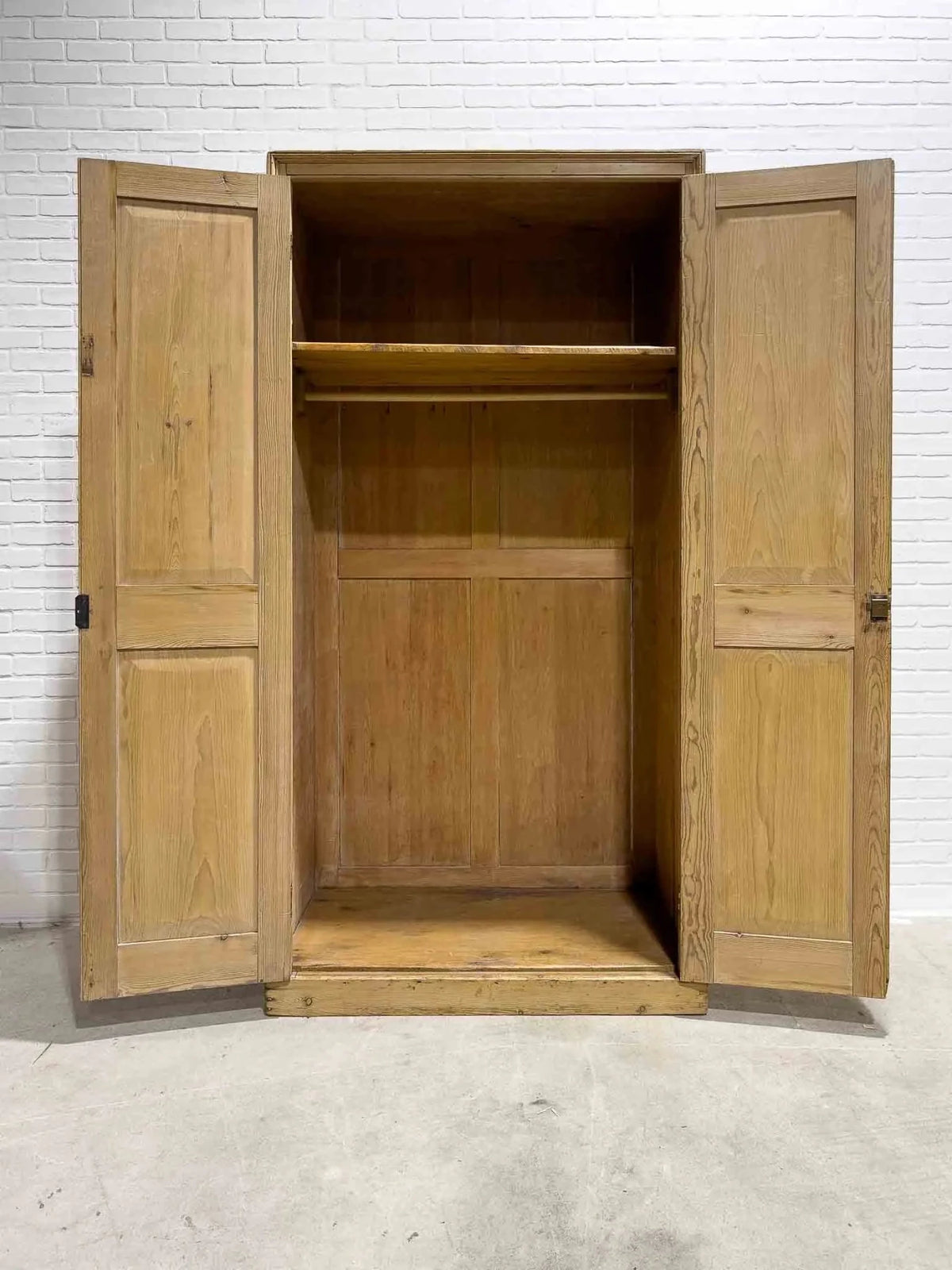 Tall English antique wardrobe - House on Horizon