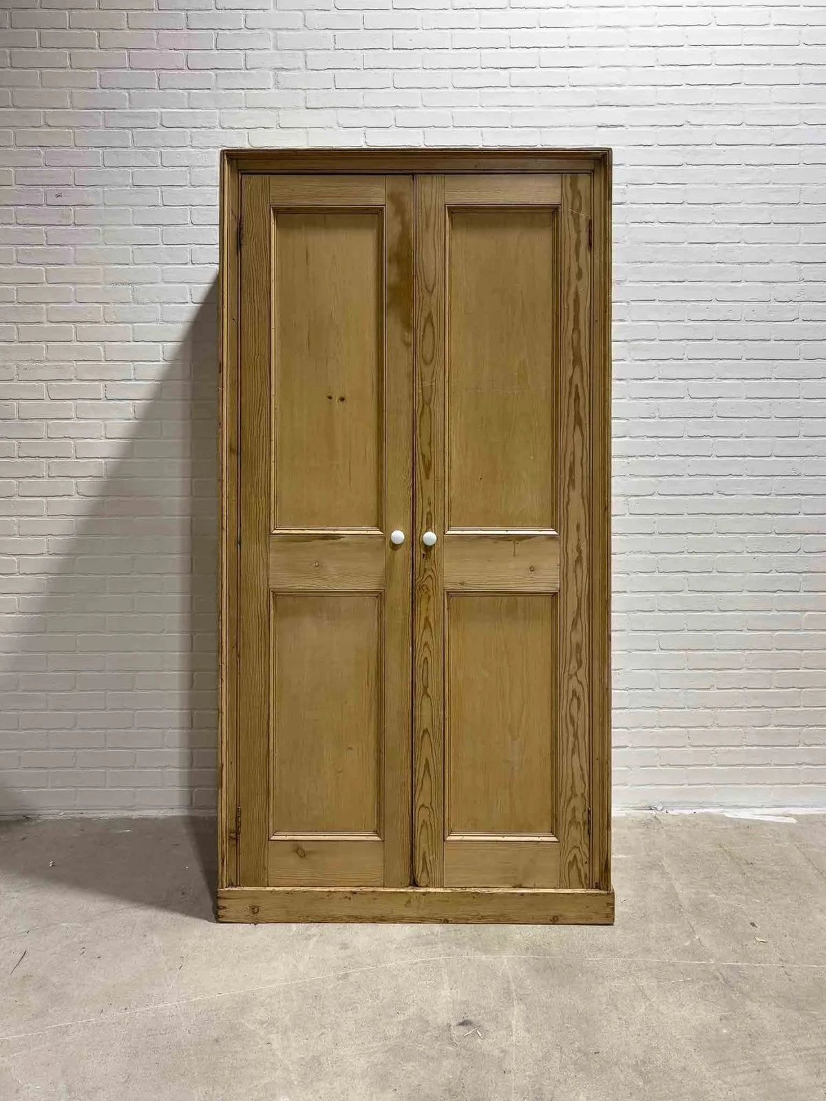 Tall English antique wardrobe - House on Horizon