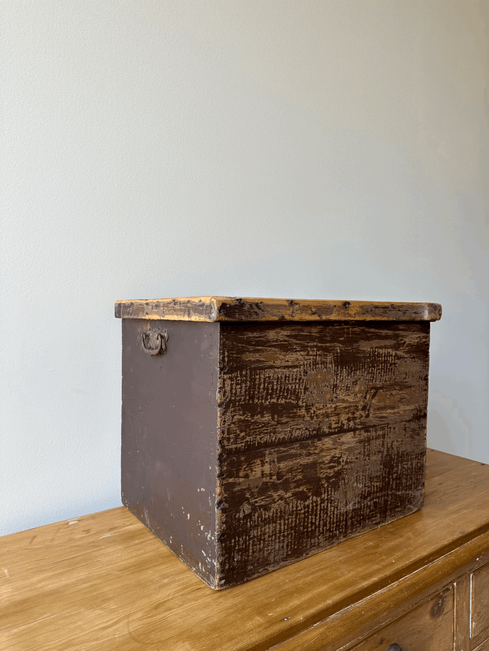 Antique pine box