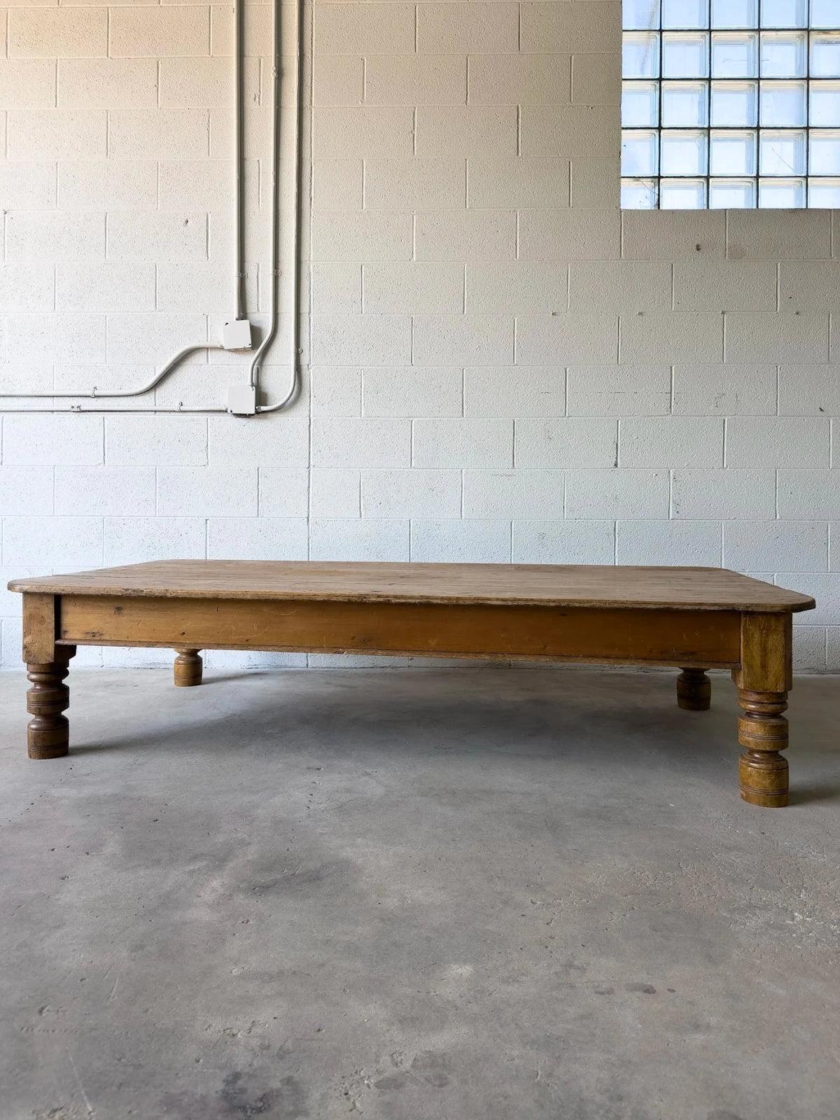 Victorian Antique Pine Coffee Table - House on Horizon