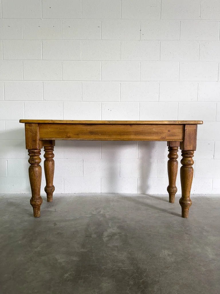 Victorian pine console table - House on Horizon