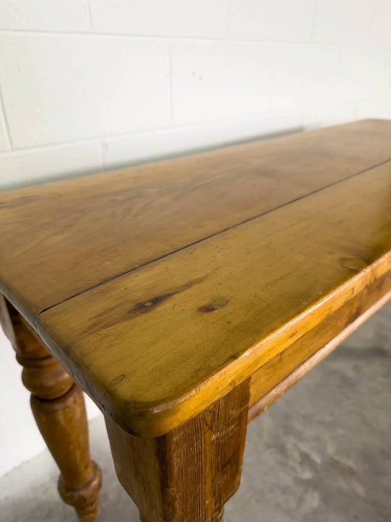 Victorian pine console table - House on Horizon