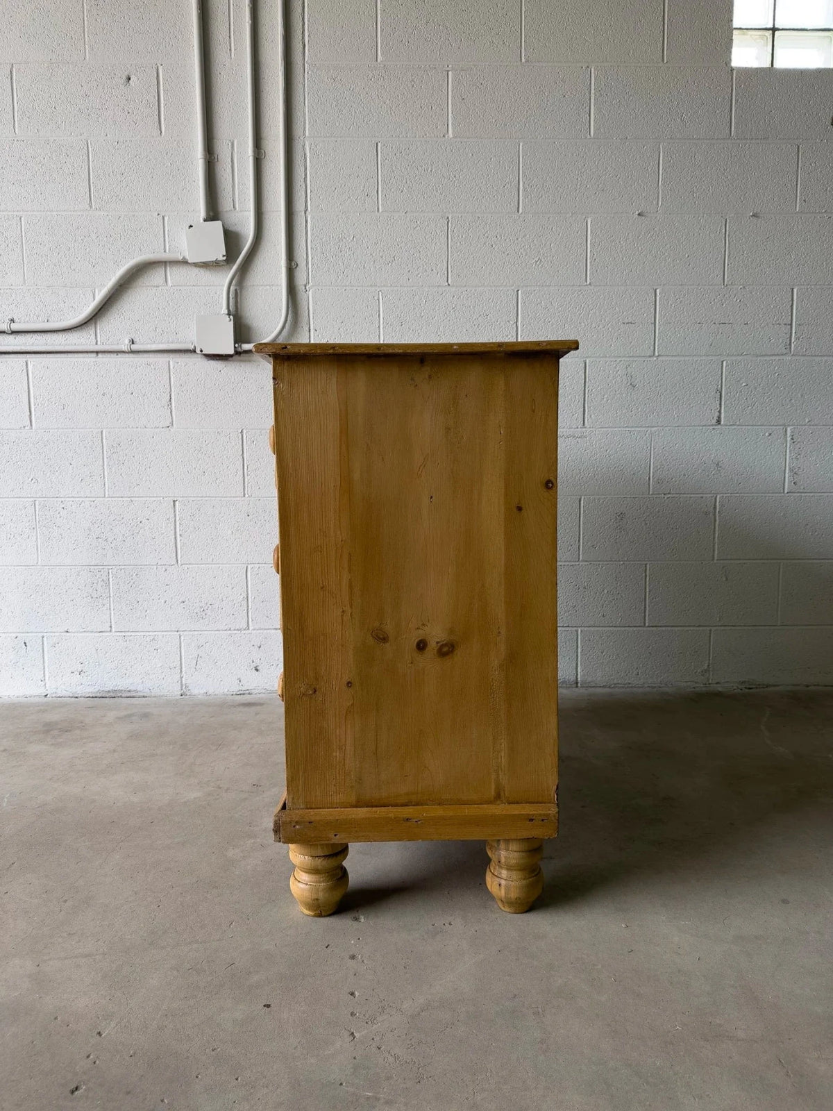 Victorian Pine Drawers - Antique Bedroom Chest - House on Horizon