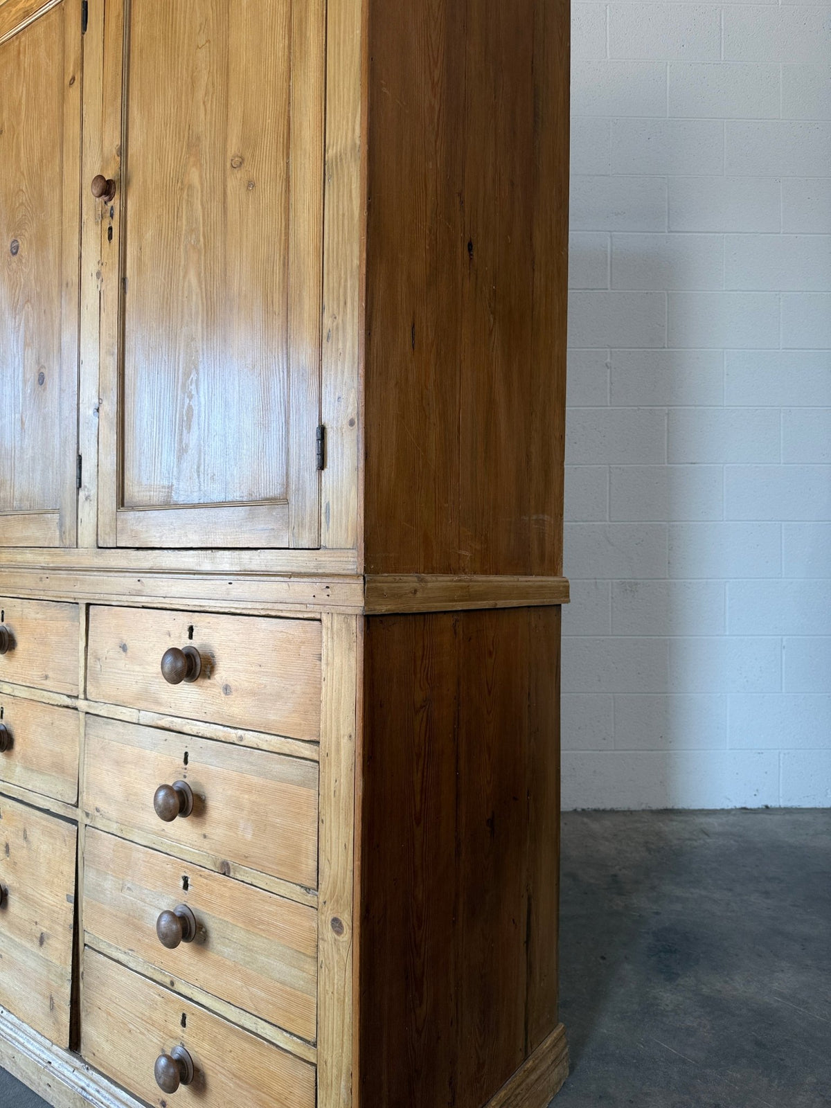 Victorian Pine Housekeepers Cupboard - House on Horizon