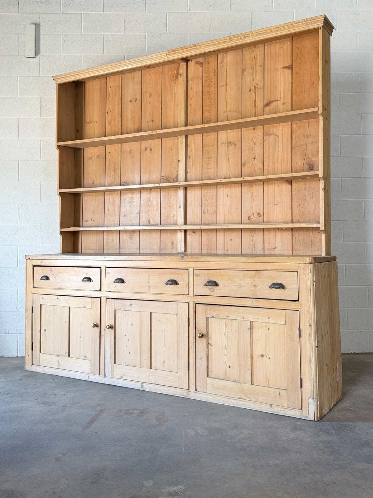 Victorian Pine Kitchen Dresser - House on Horizon