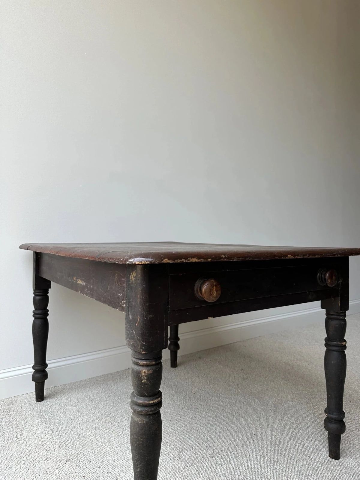 Victorian welsh pine table - House on Horizon