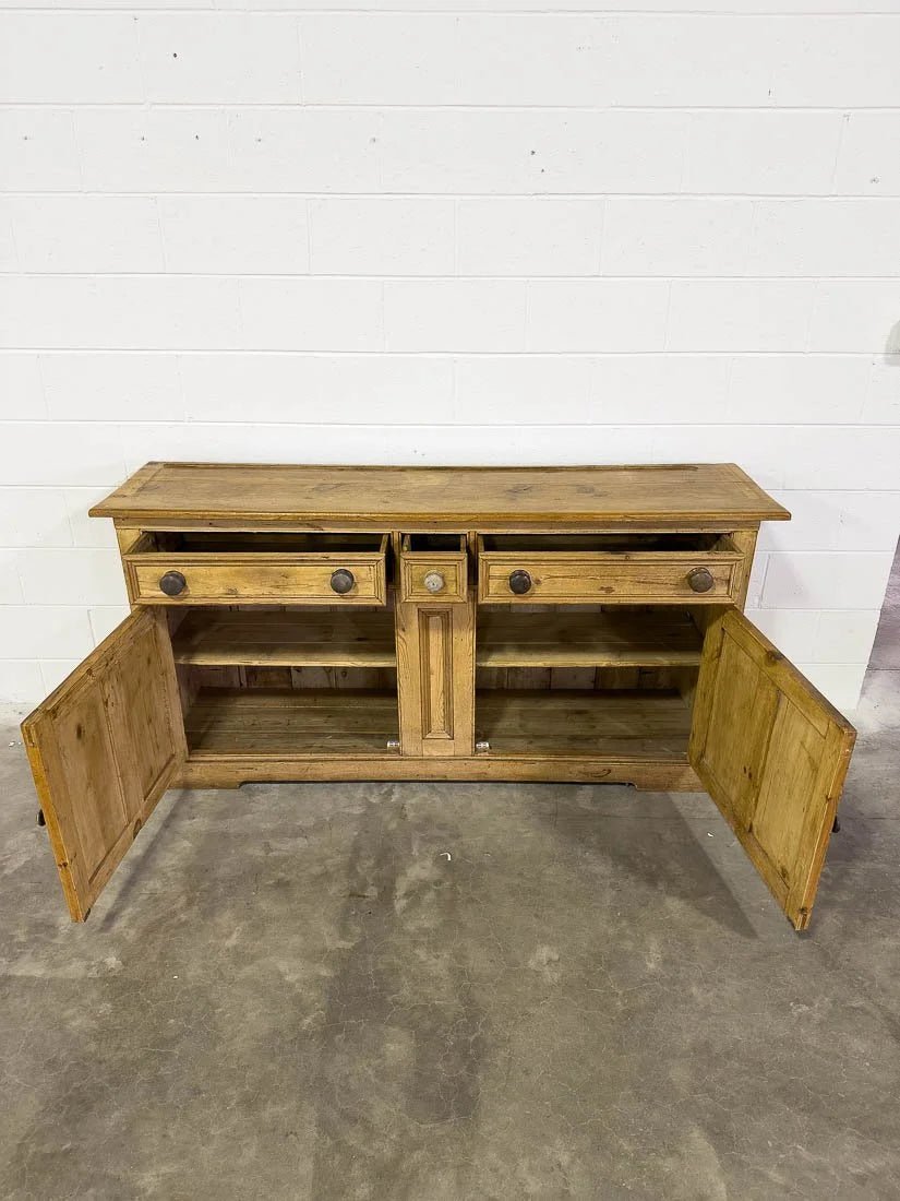 Vintage European pine sideboard - House on Horizon