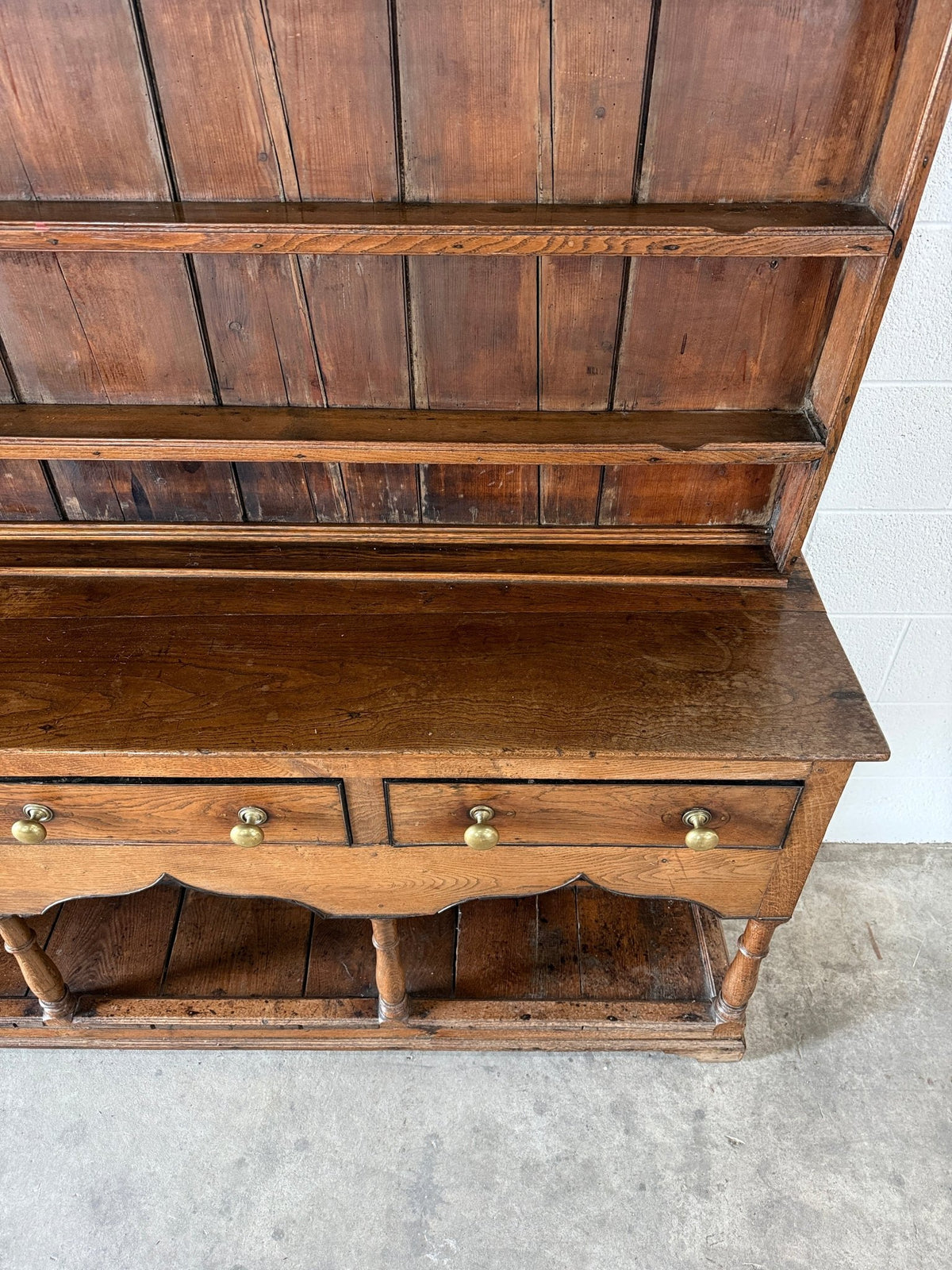Welsh oak antique kitchem dresser or hutch - House on Horizon
