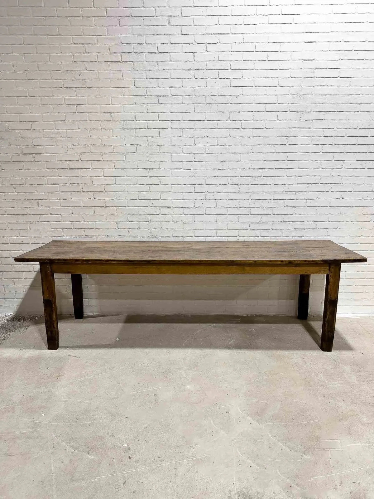 Wonderful eight foot French table with a drawer - House on Horizon