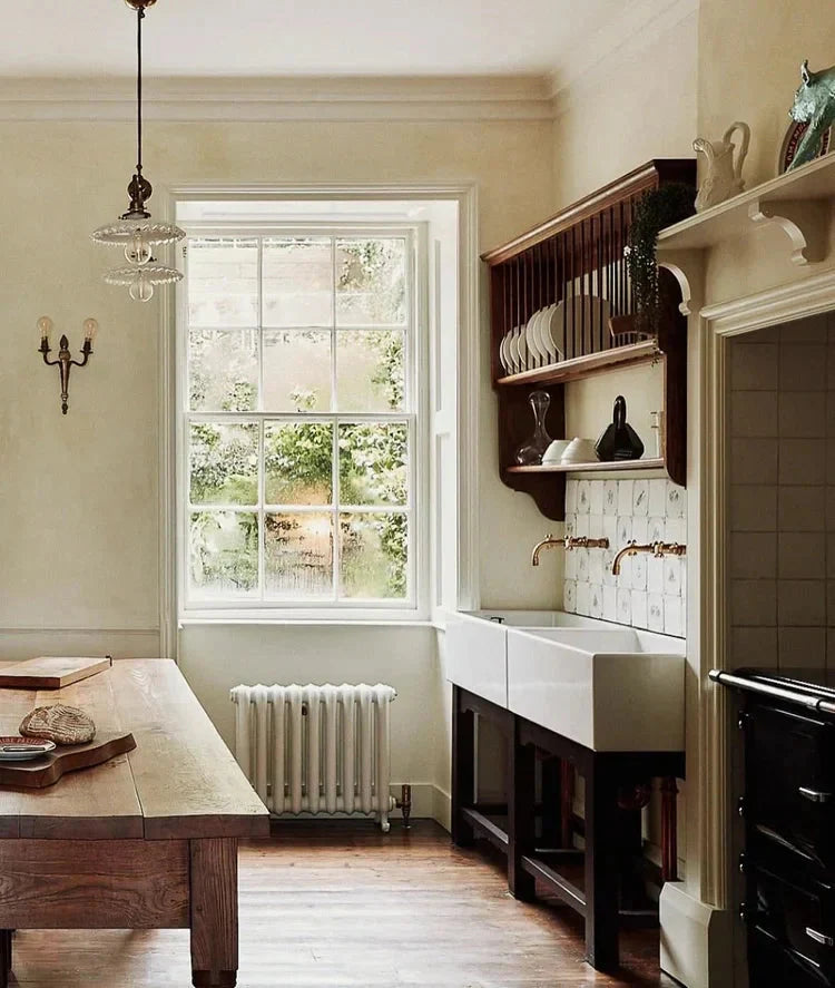 unfitted georgian kitchen