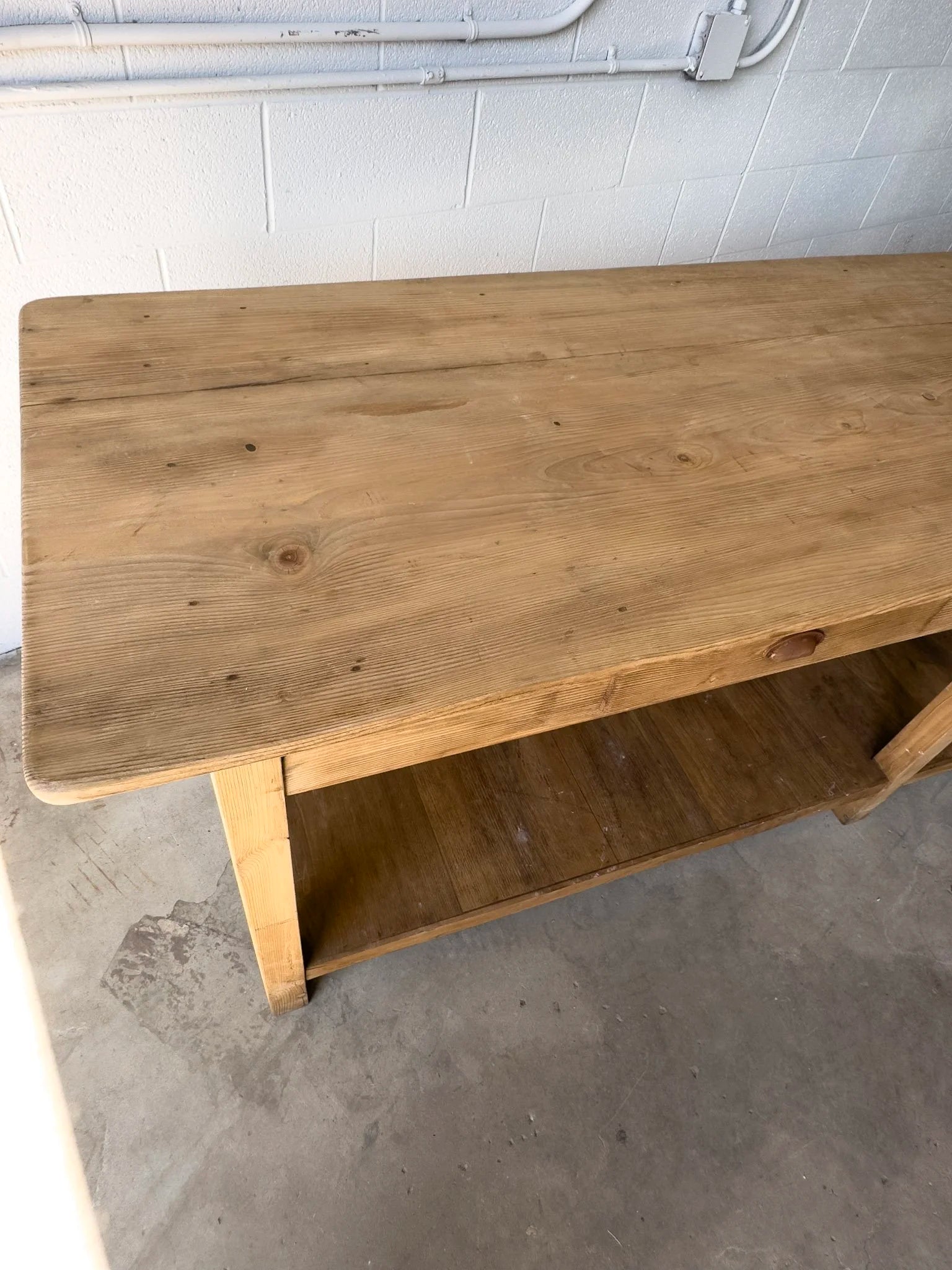 Vintage French kitchen island