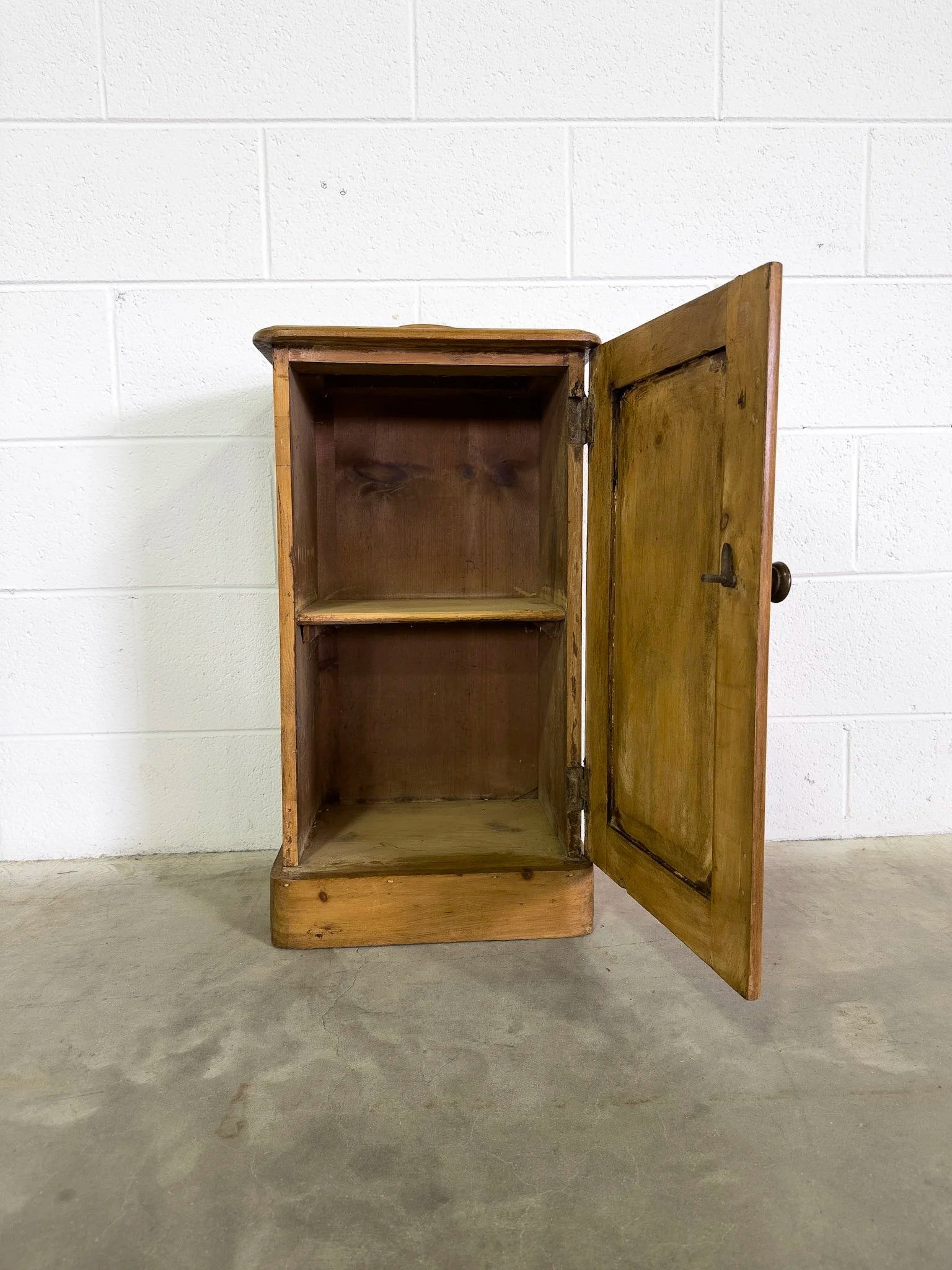Small antique pine cupboard