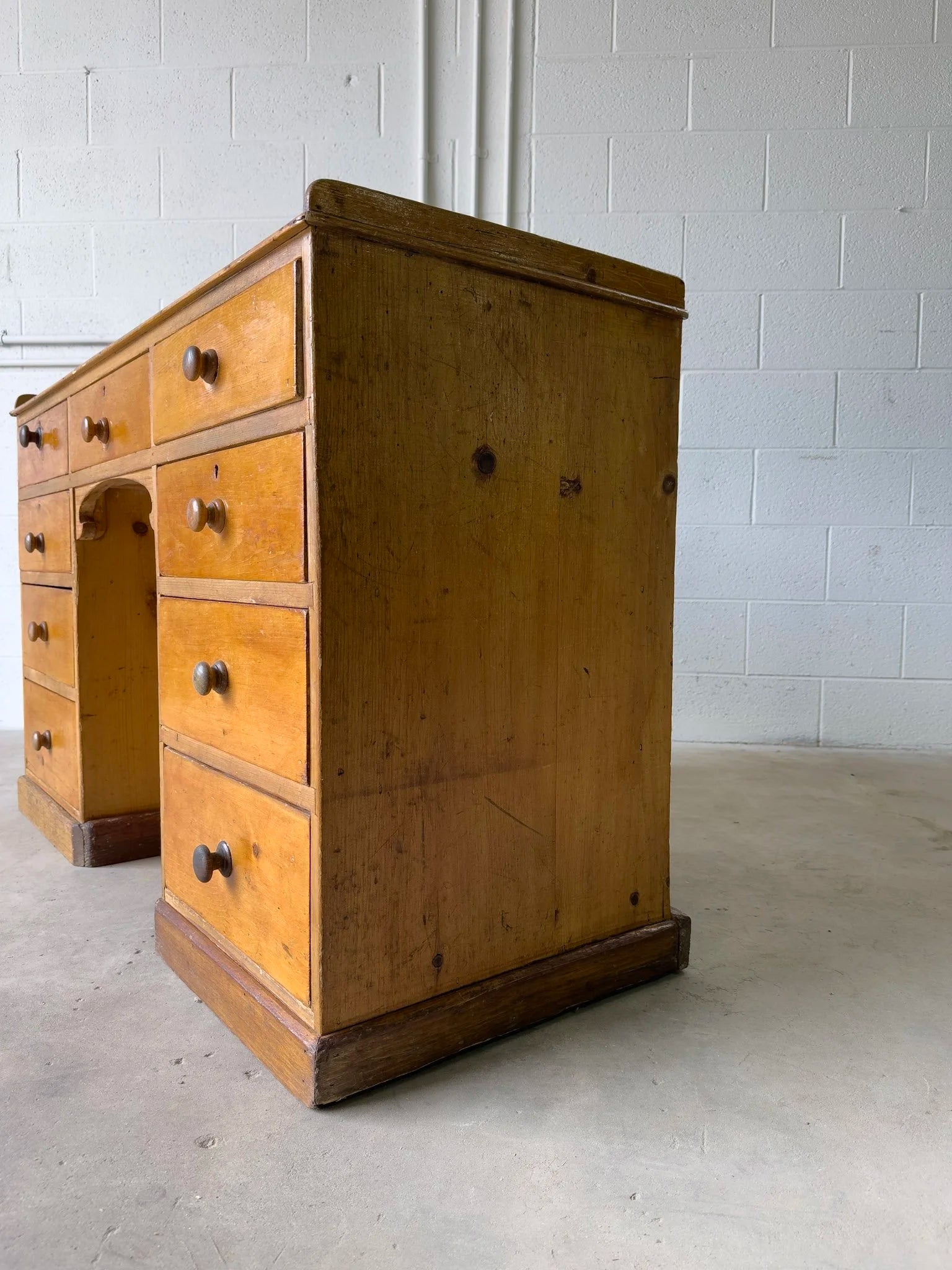 Antique English Desk or Sideboard - Classic Design