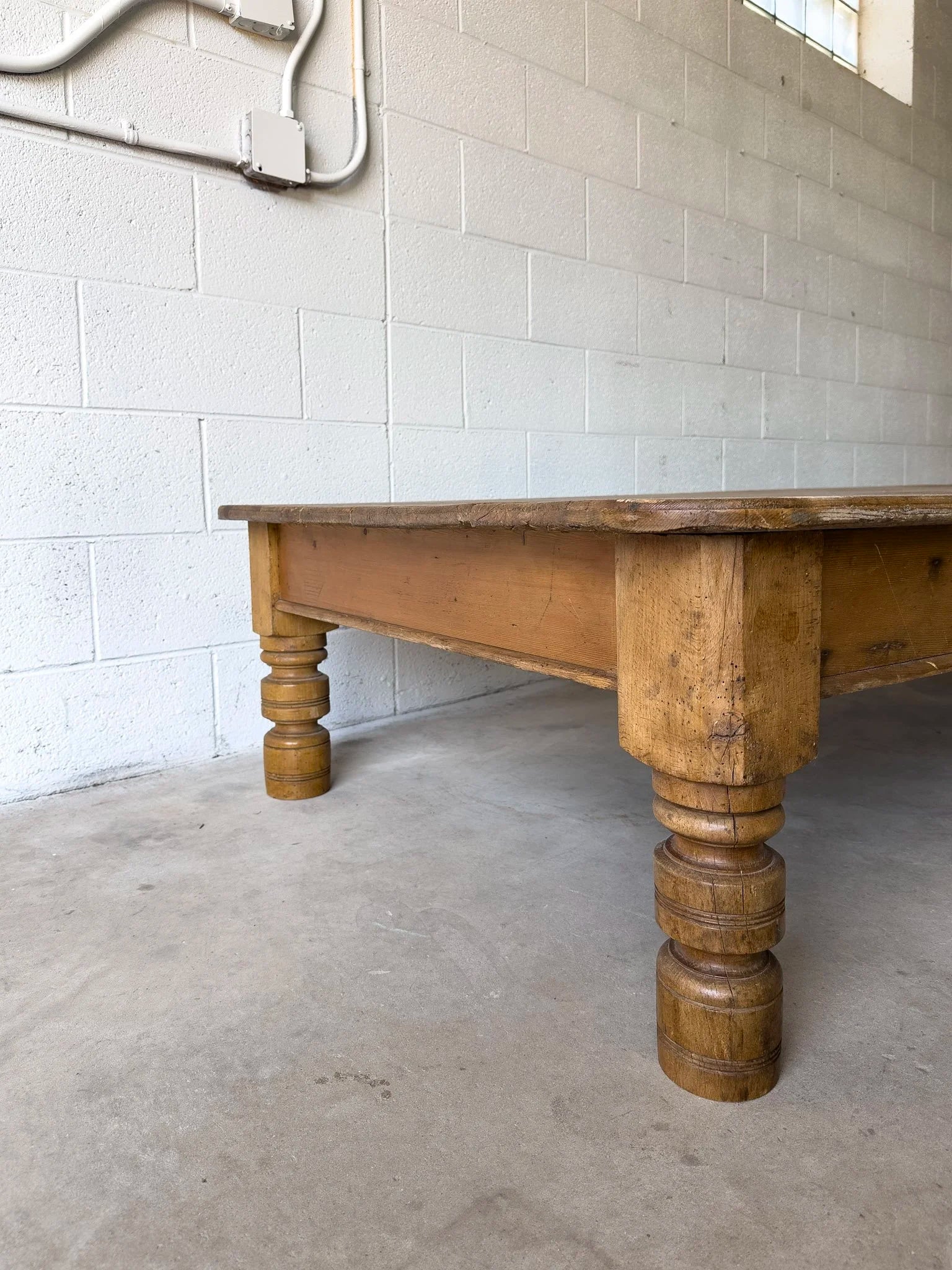 Victorian Antique Pine Coffee Table