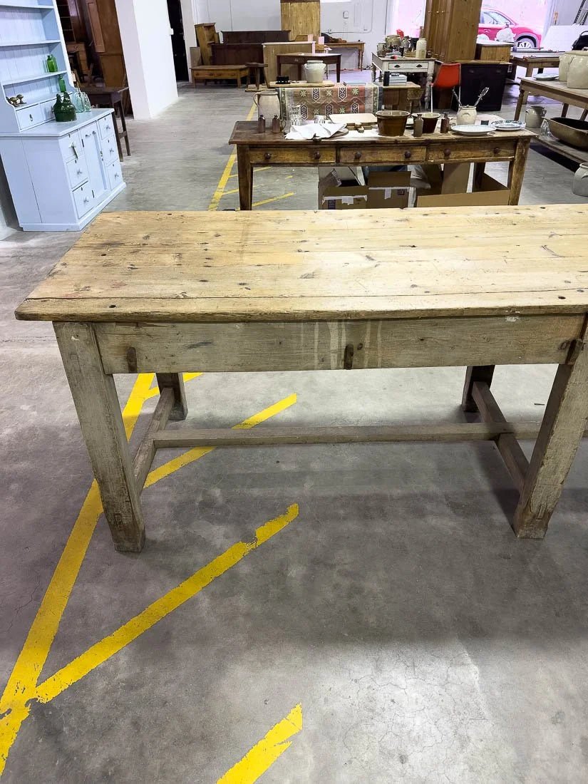 10’ antique kitchen island - House on Horizon