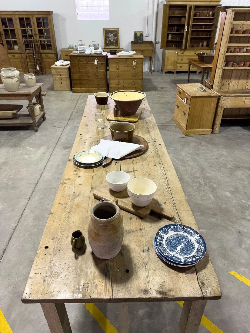 10’ antique kitchen island - House on Horizon