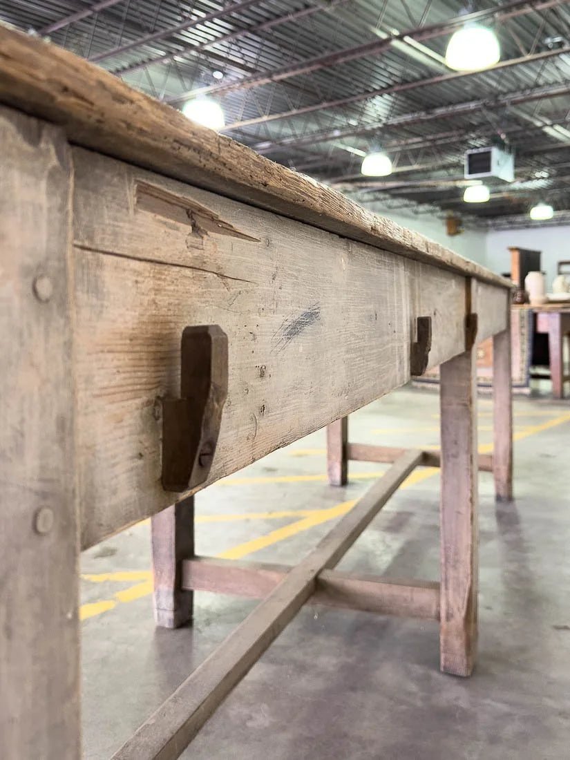 10’ antique kitchen island - House on Horizon