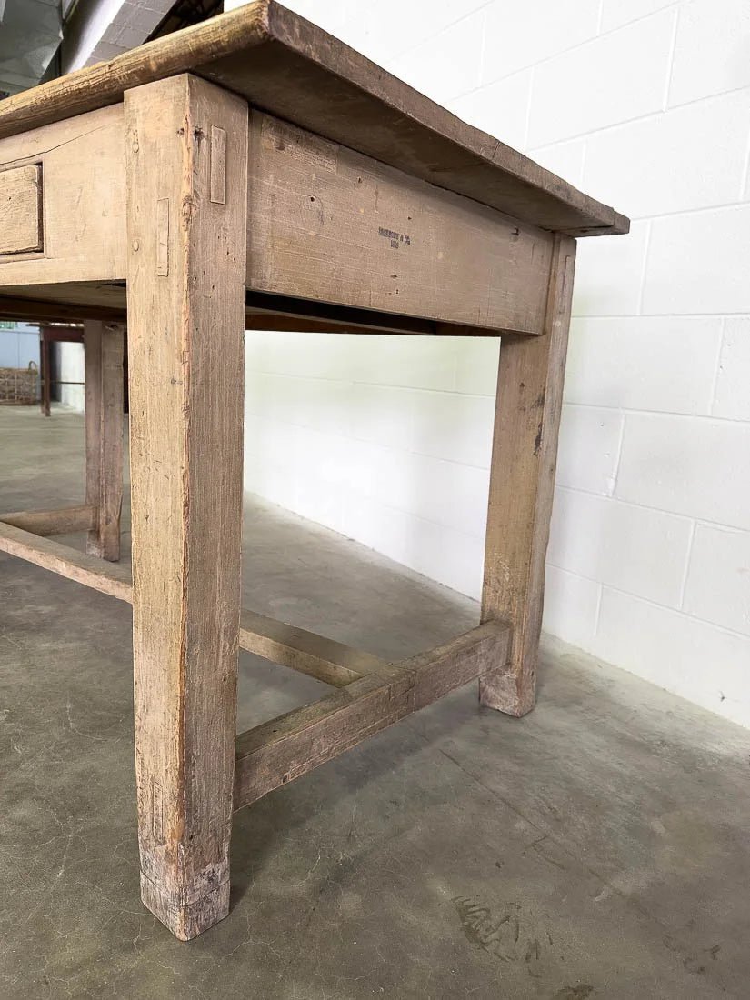 10’ antique kitchen island - House on Horizon