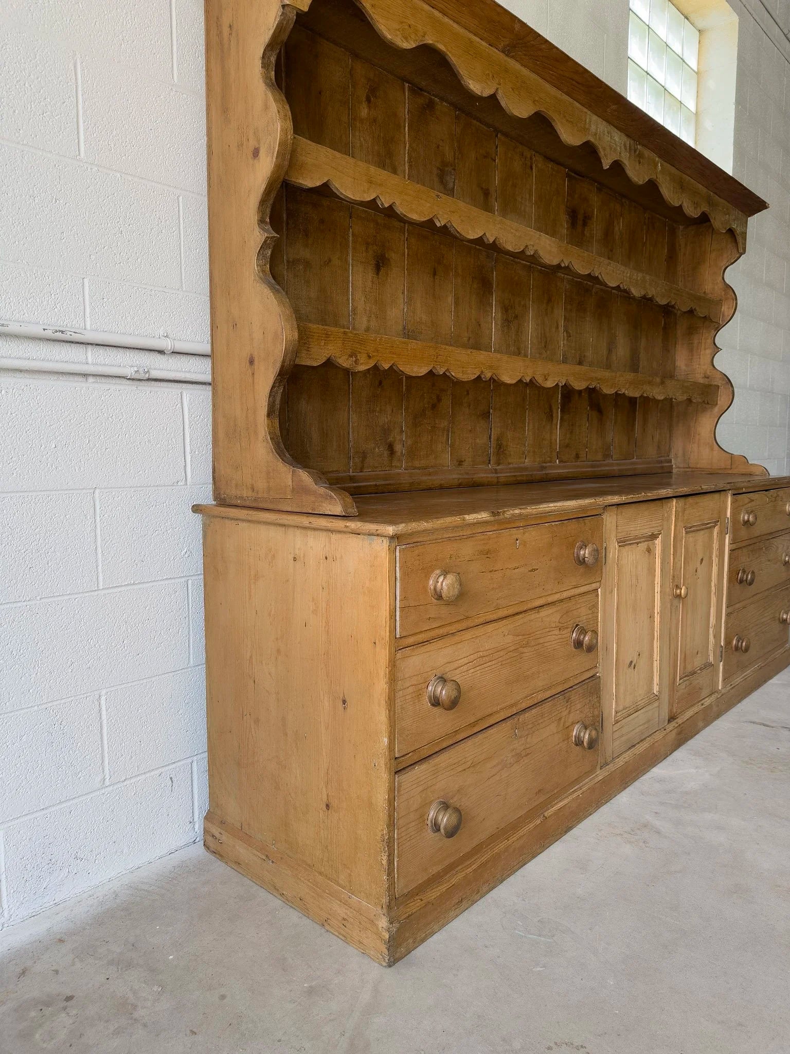Antique Irish Kitchen Dresser