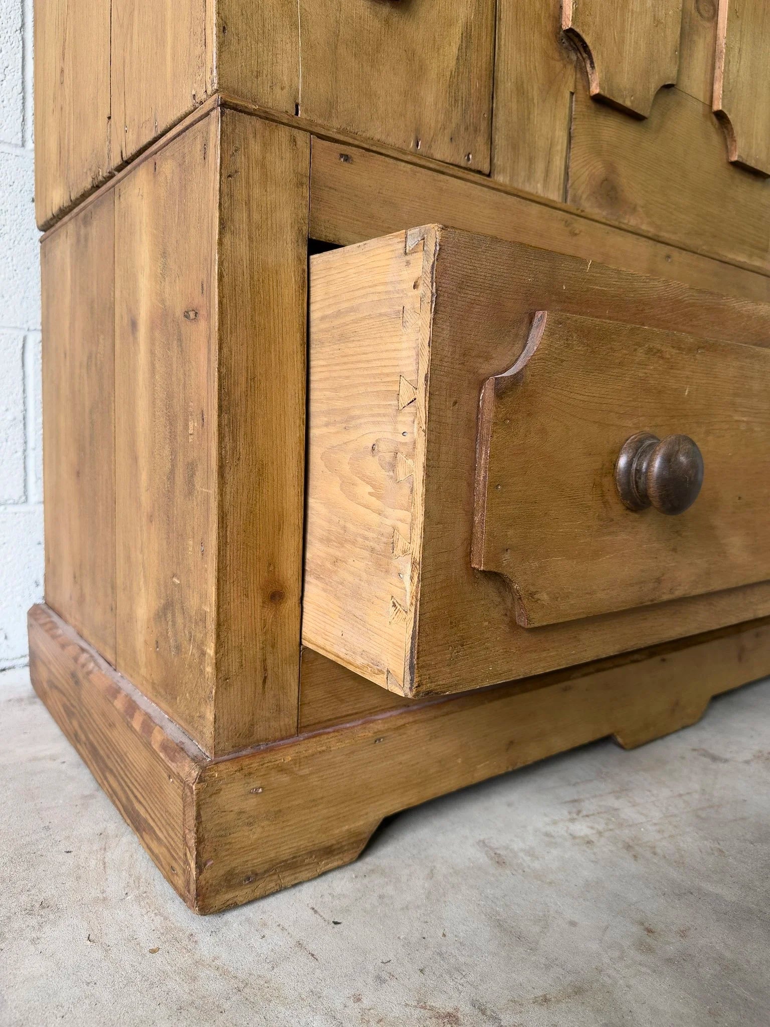 Stunning antique pine wardrobe, sourced in England