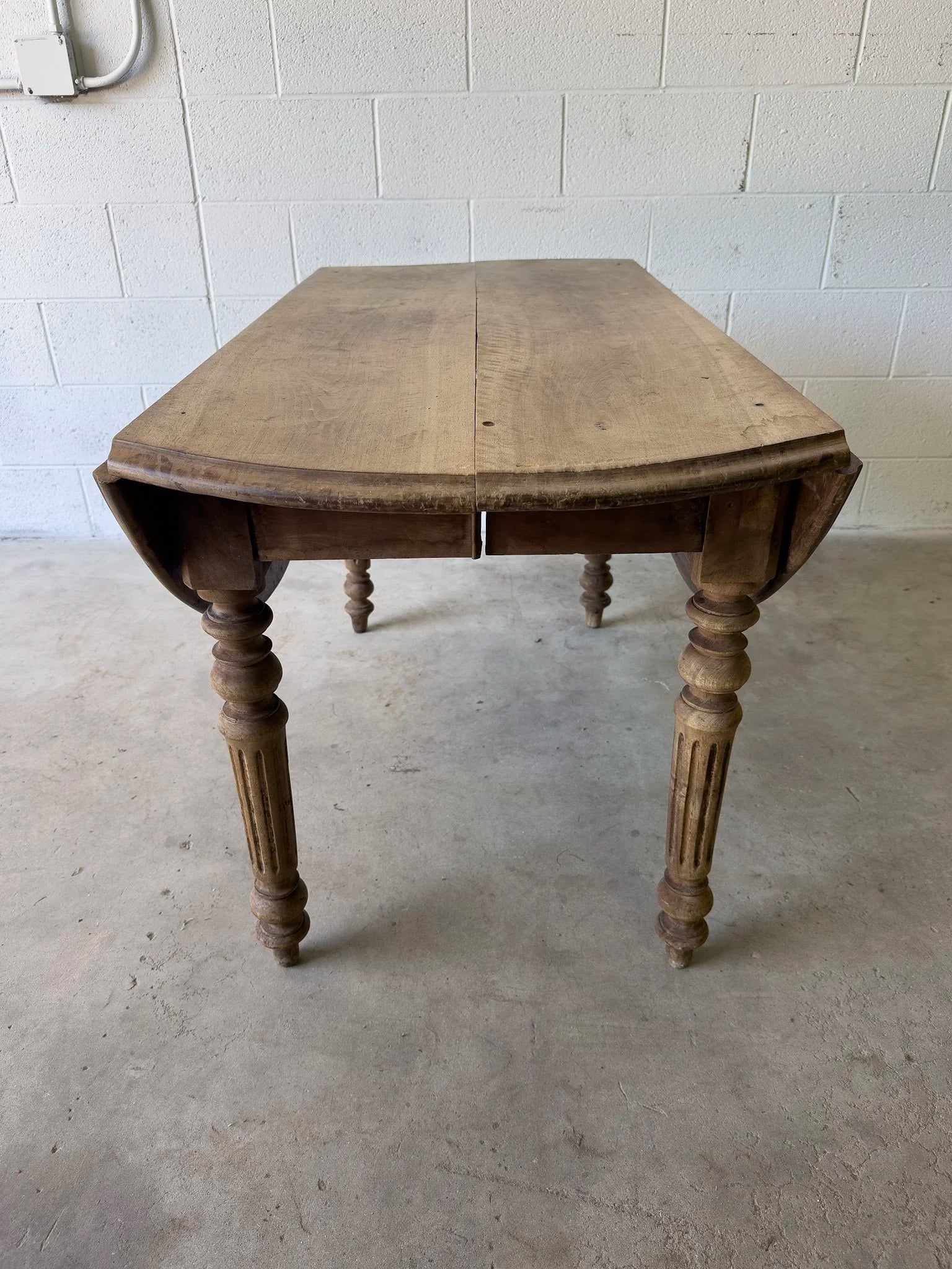 Antique French Drop Leaf Table