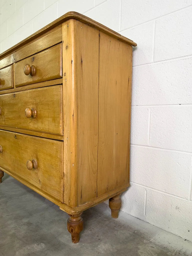 Antique English pine dresser