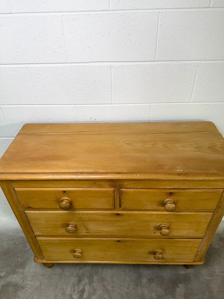 Antique English pine dresser