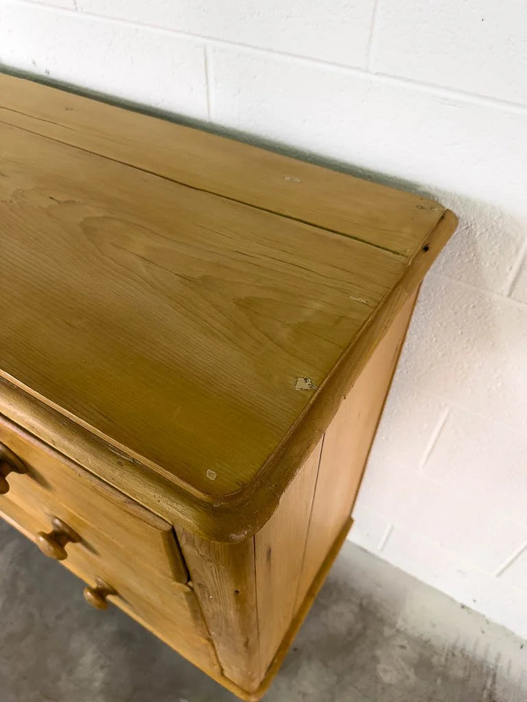 Antique English pine dresser