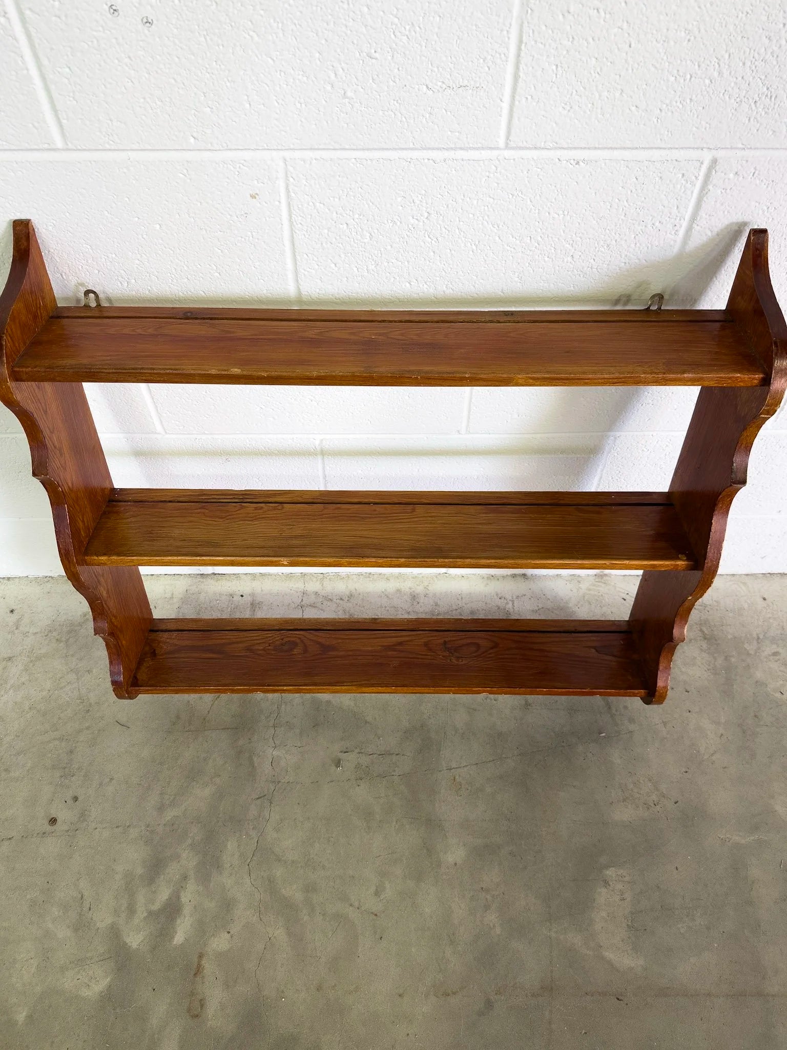 Antique Pine Wall Shelf