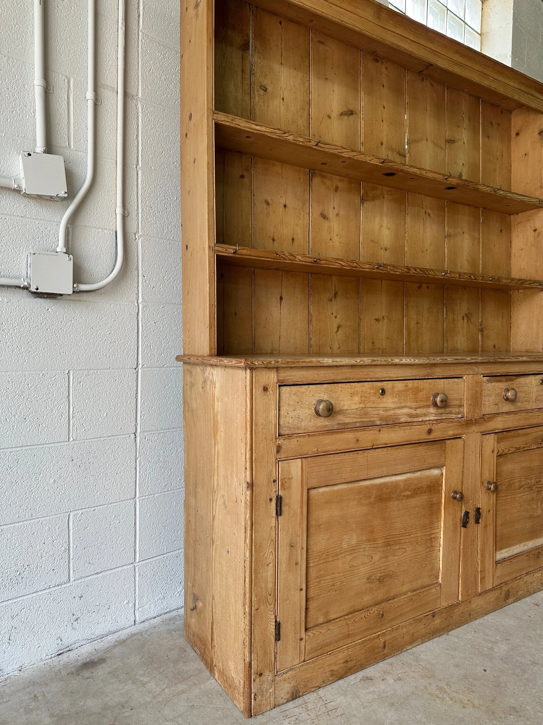 Antique pine kitchen dresser