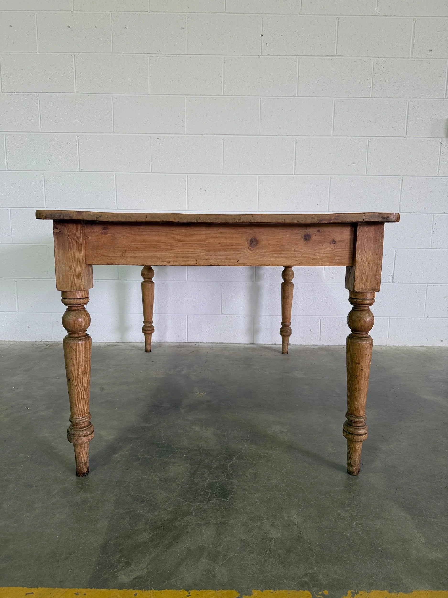 English antique pine table