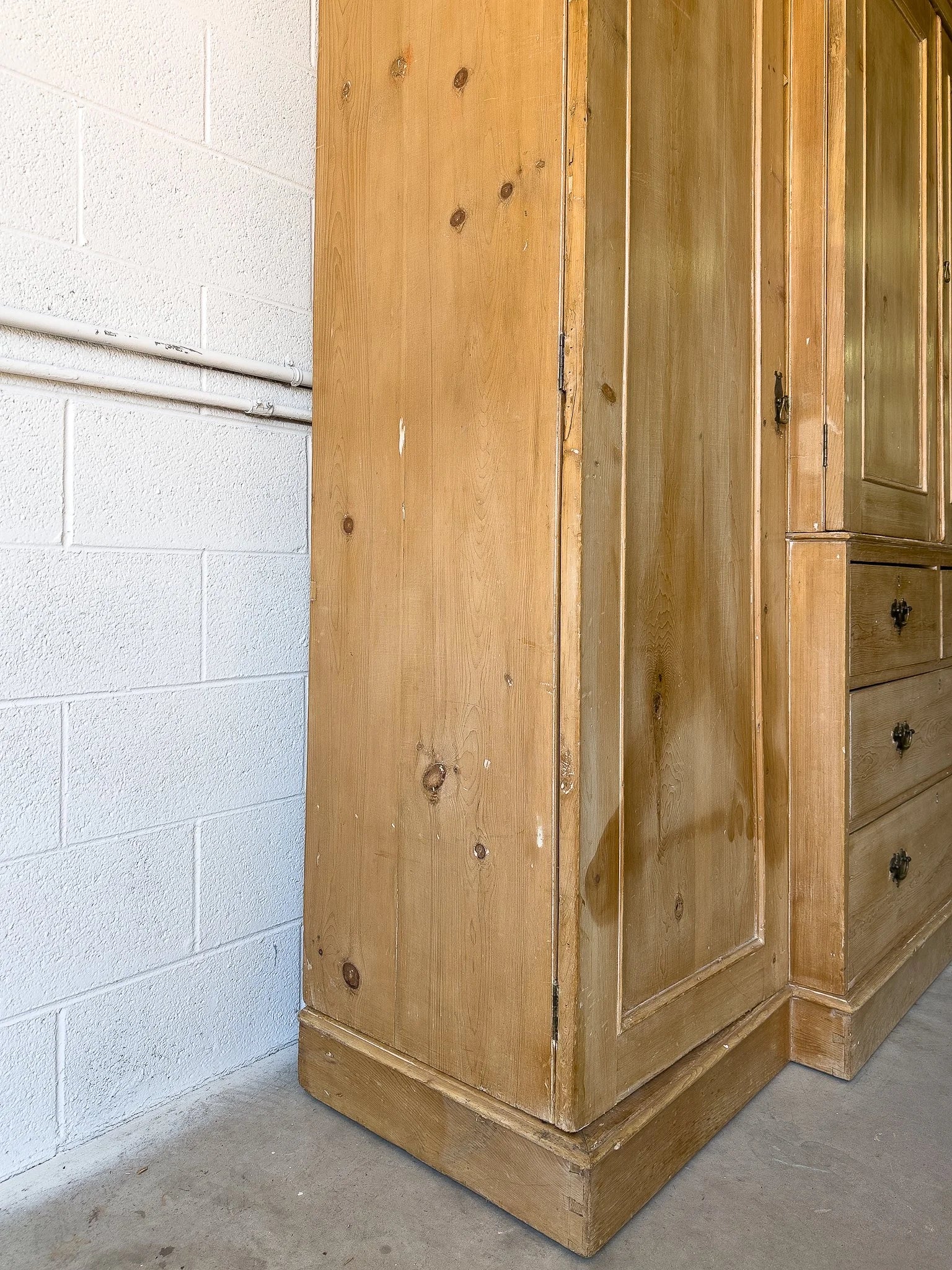 Victorian Pine Wardrobe