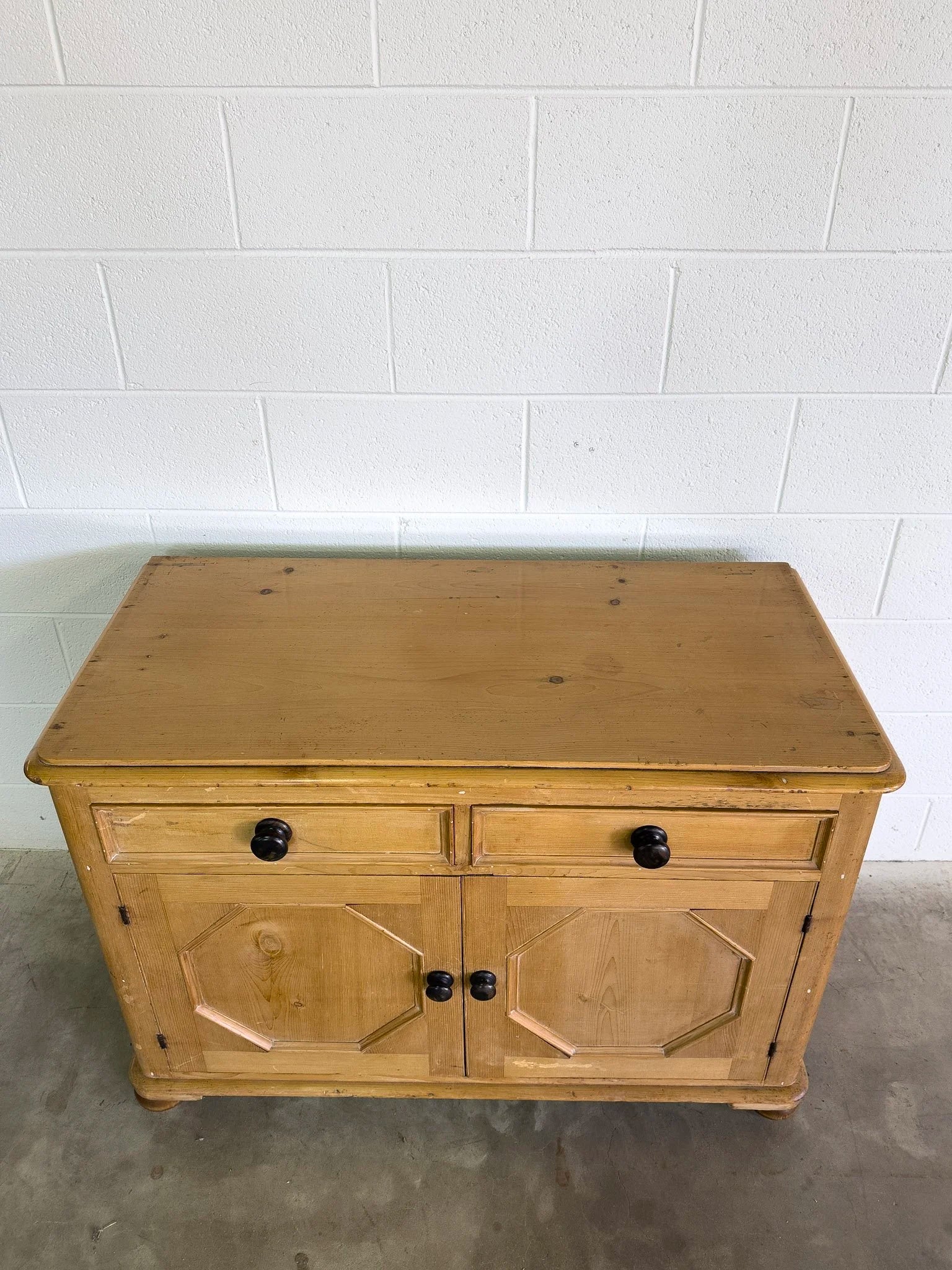 Charming Antique Pine Sideboard