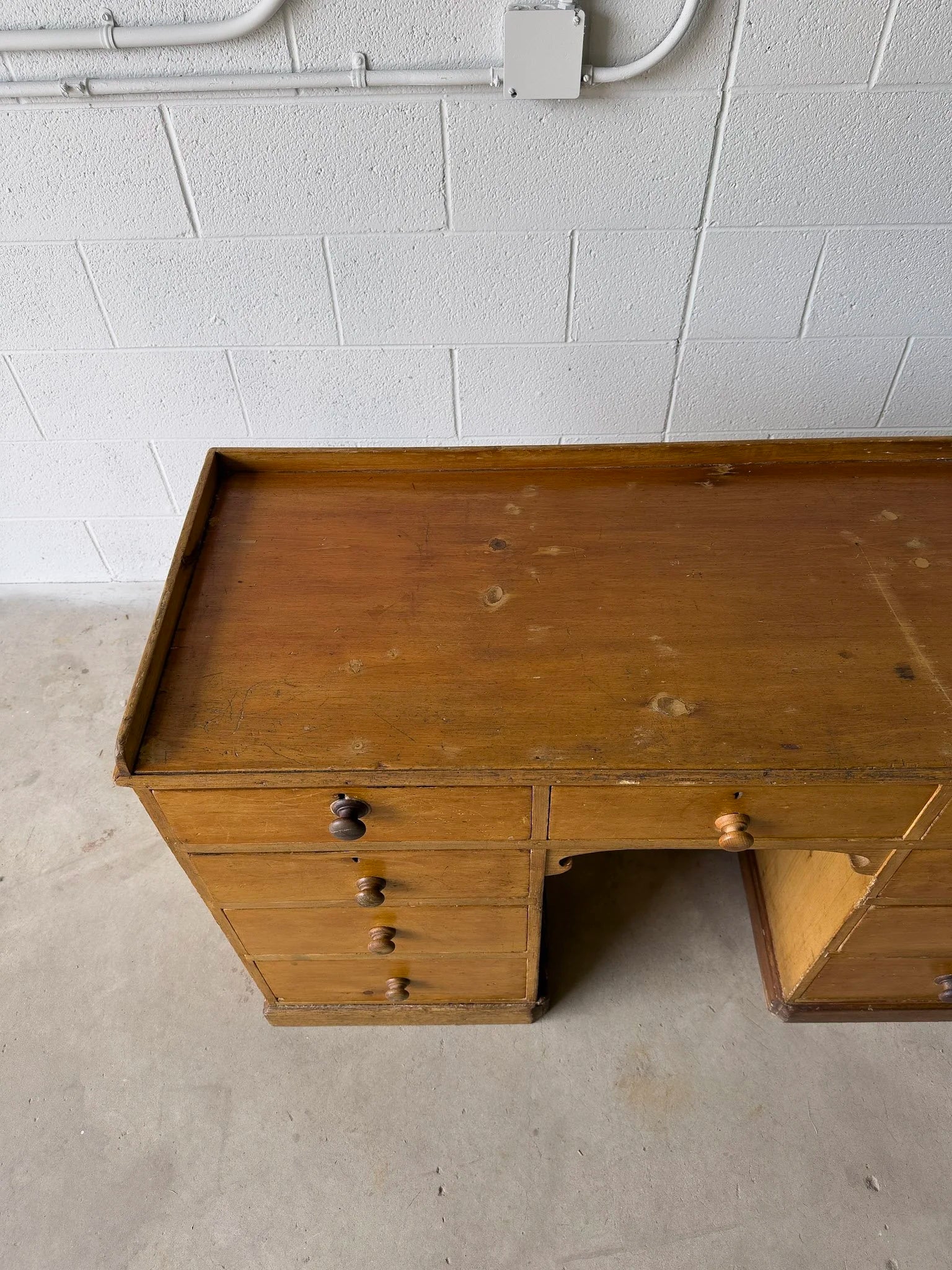 Antique English Desk or Sideboard - Classic Design