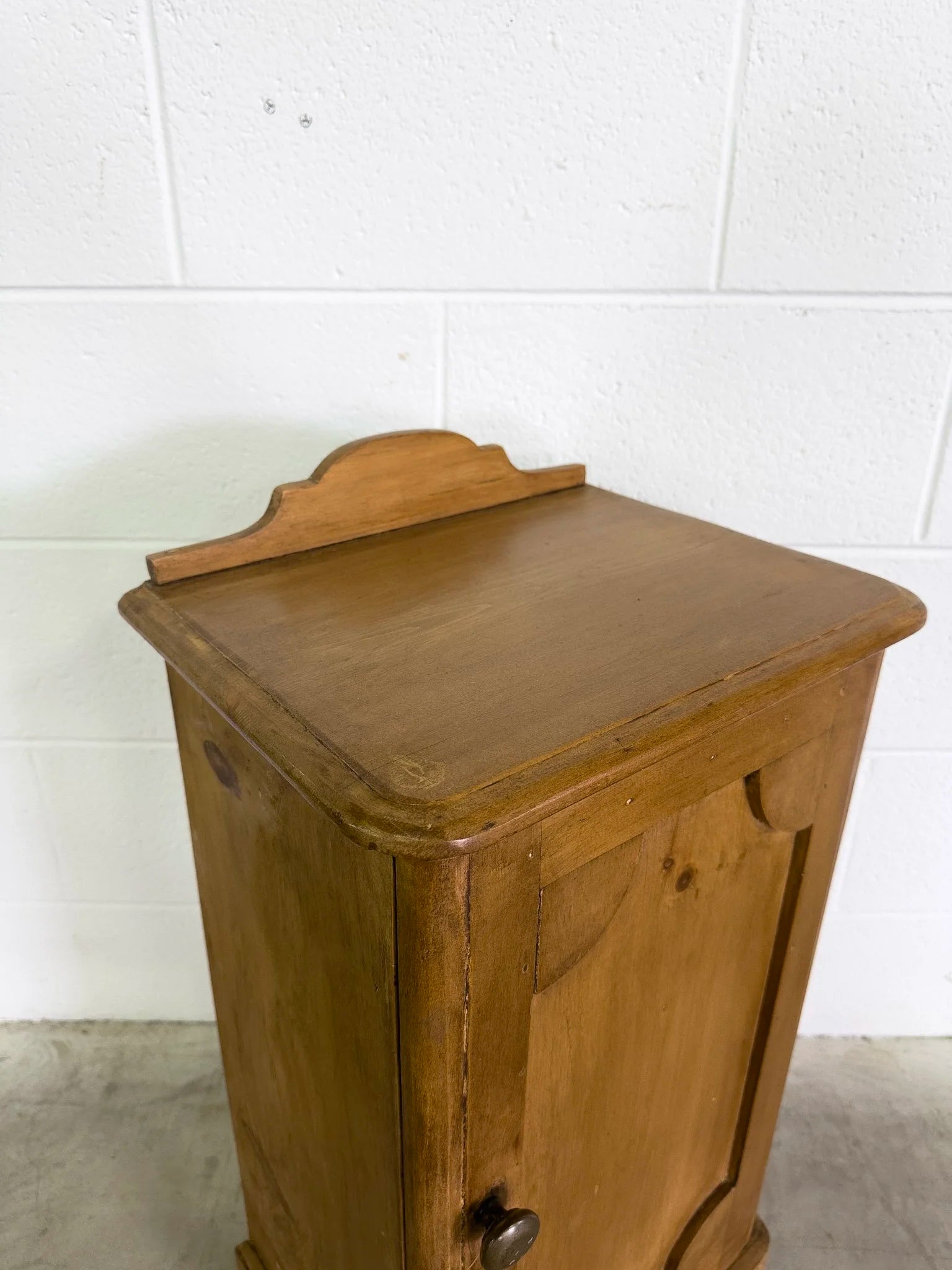 Small antique pine cupboard