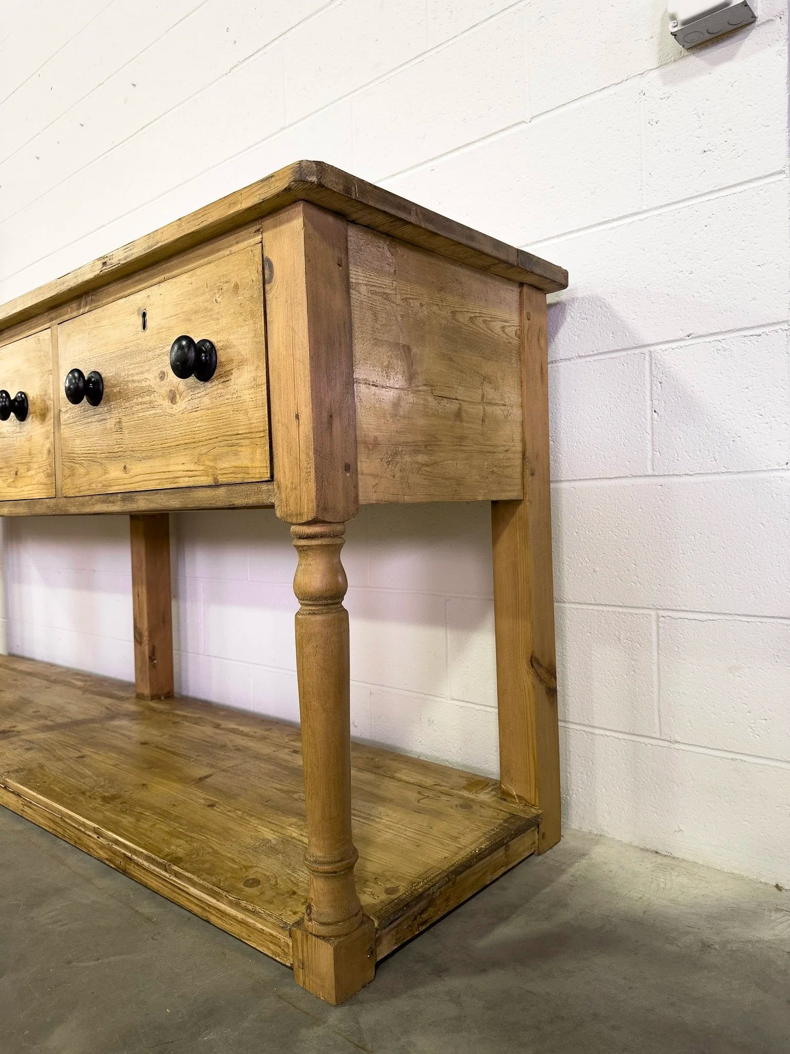 English antique pine potboard
