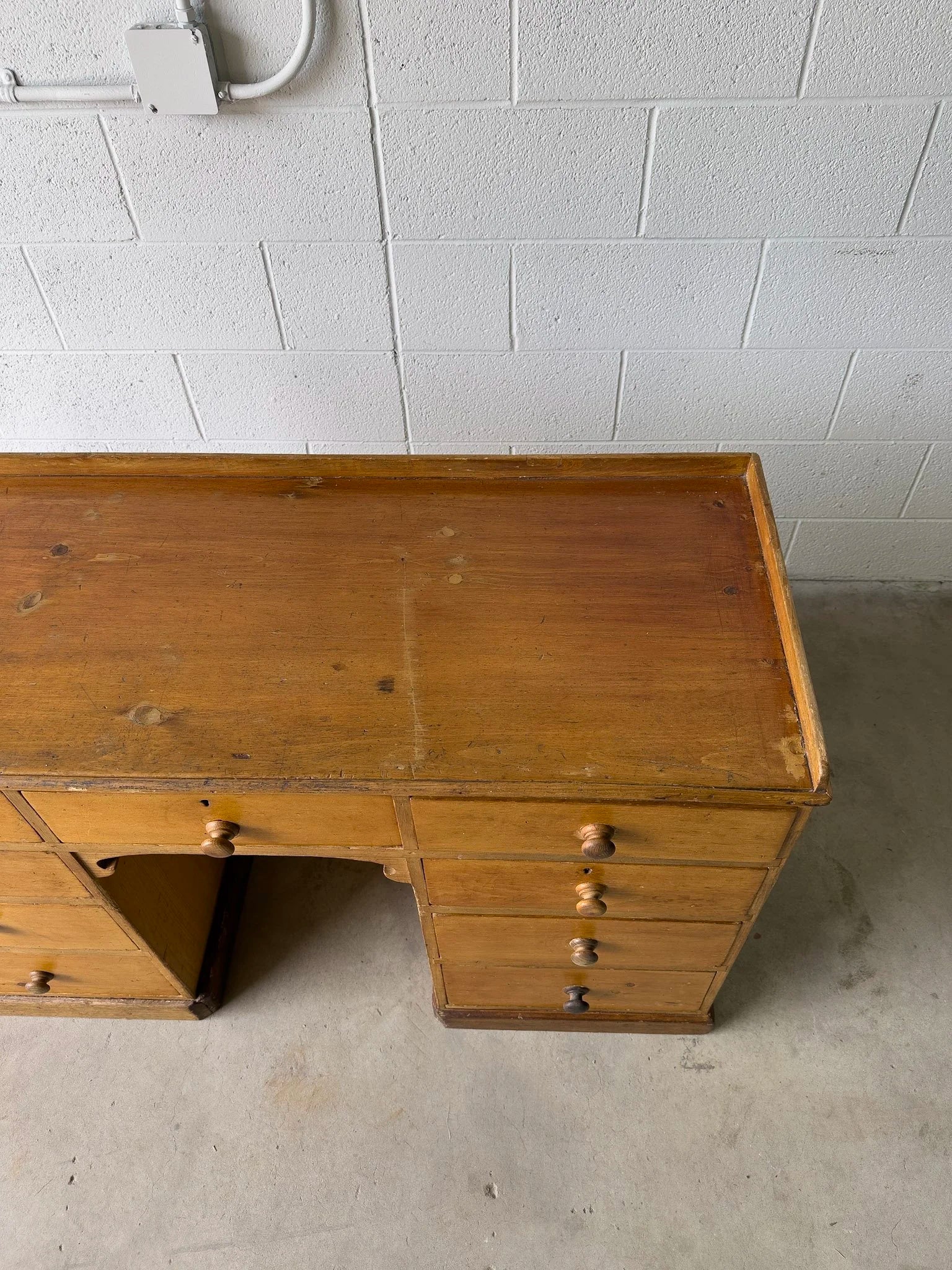 Antique English Desk or Sideboard - Classic Design