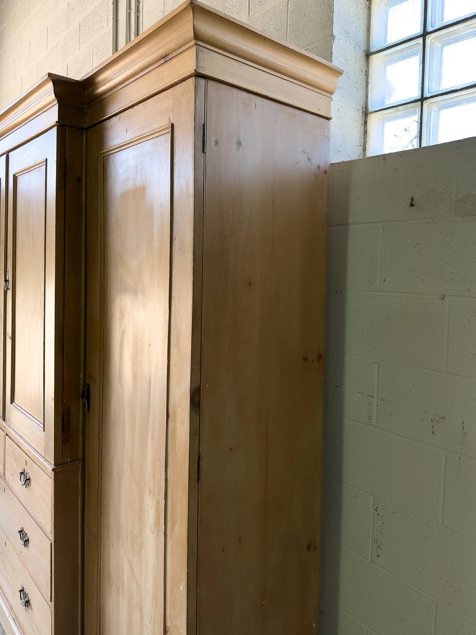 Victorian Pine Wardrobe