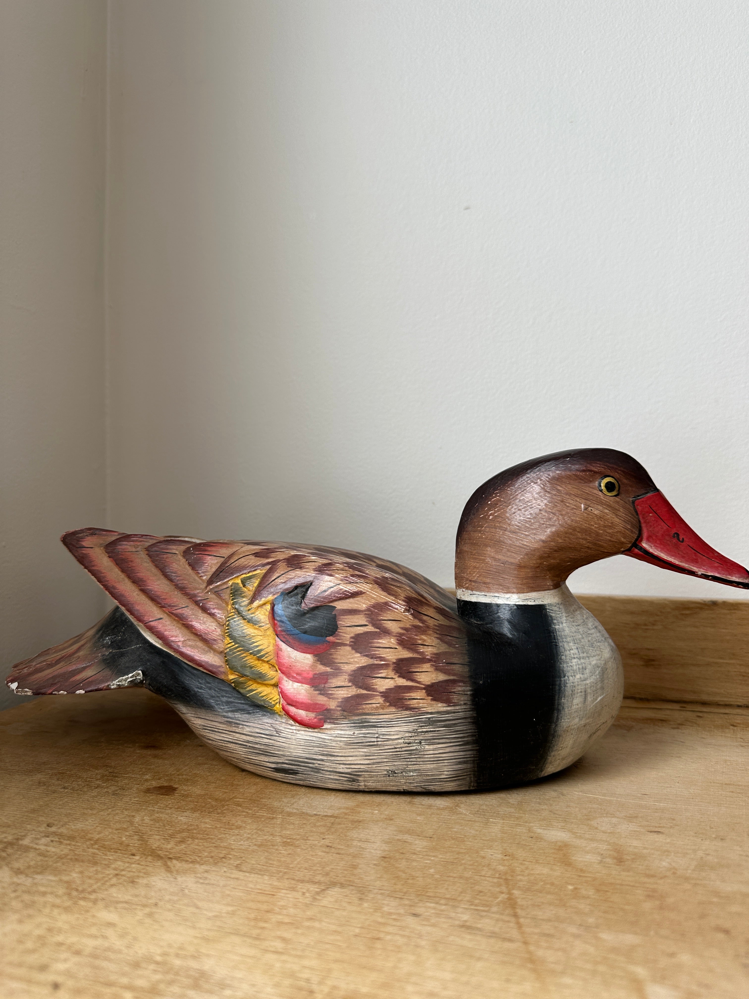 Hand-painted duck