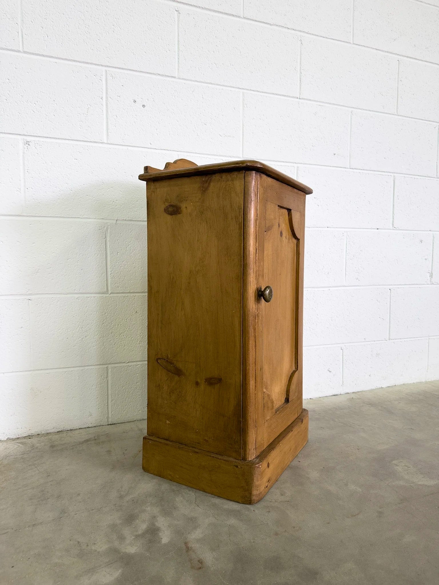 Small antique pine cupboard