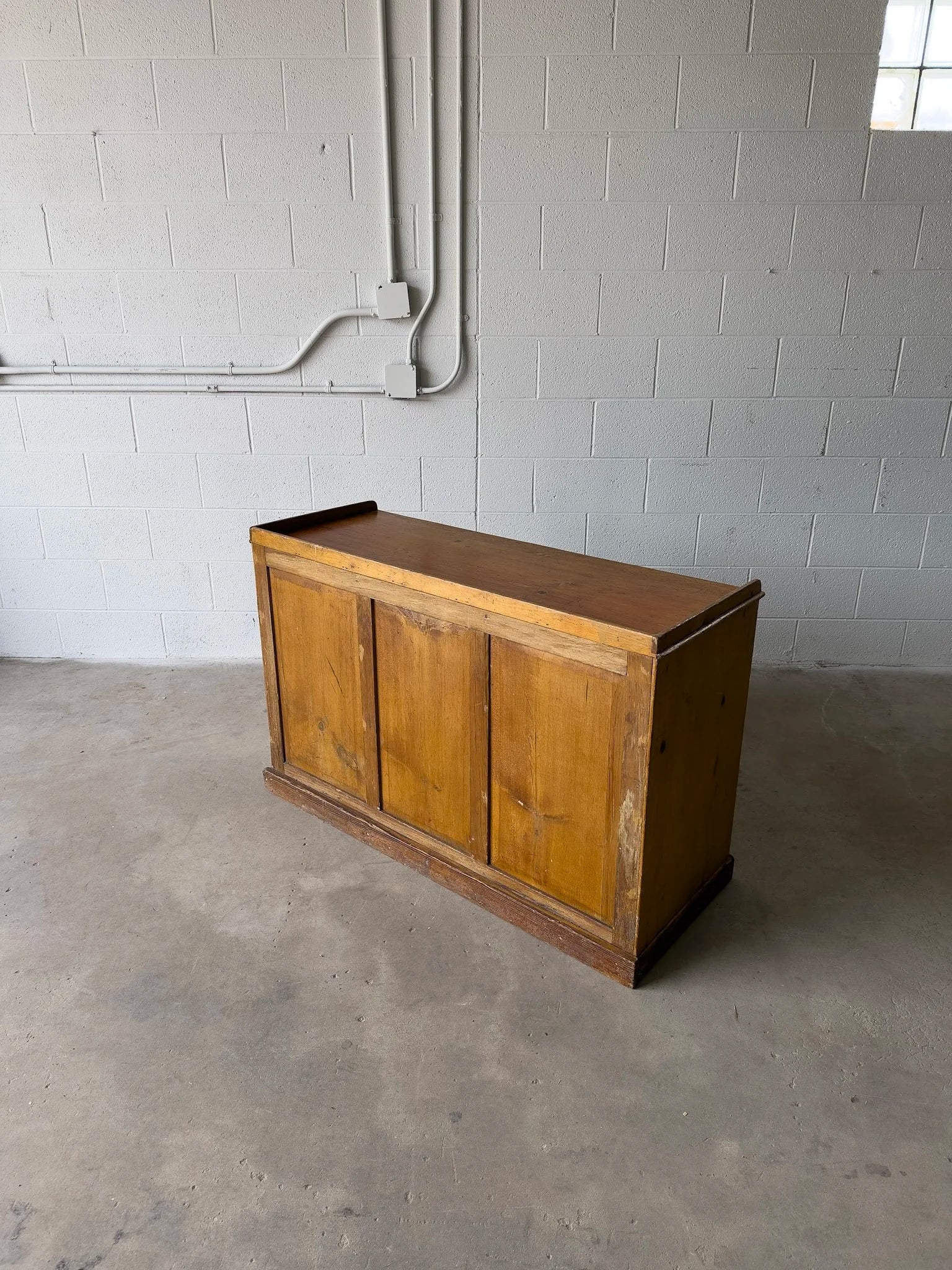 Antique English Desk or Sideboard - Classic Design