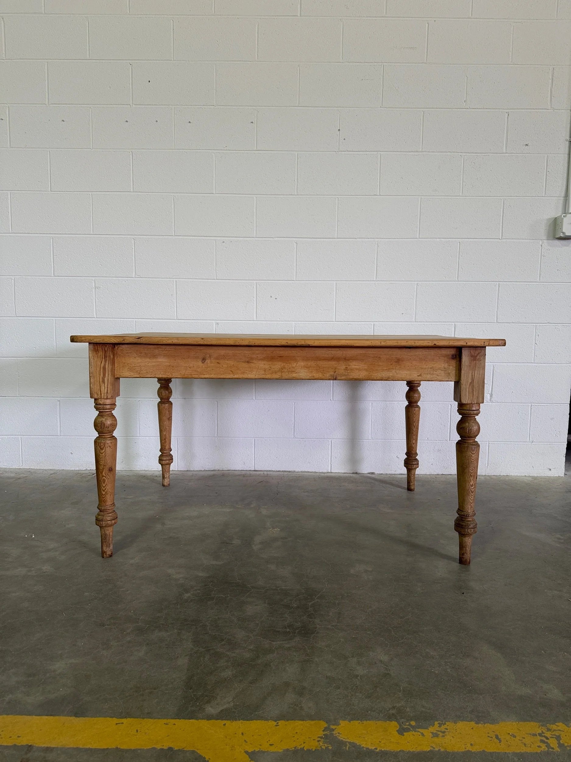 English antique pine table