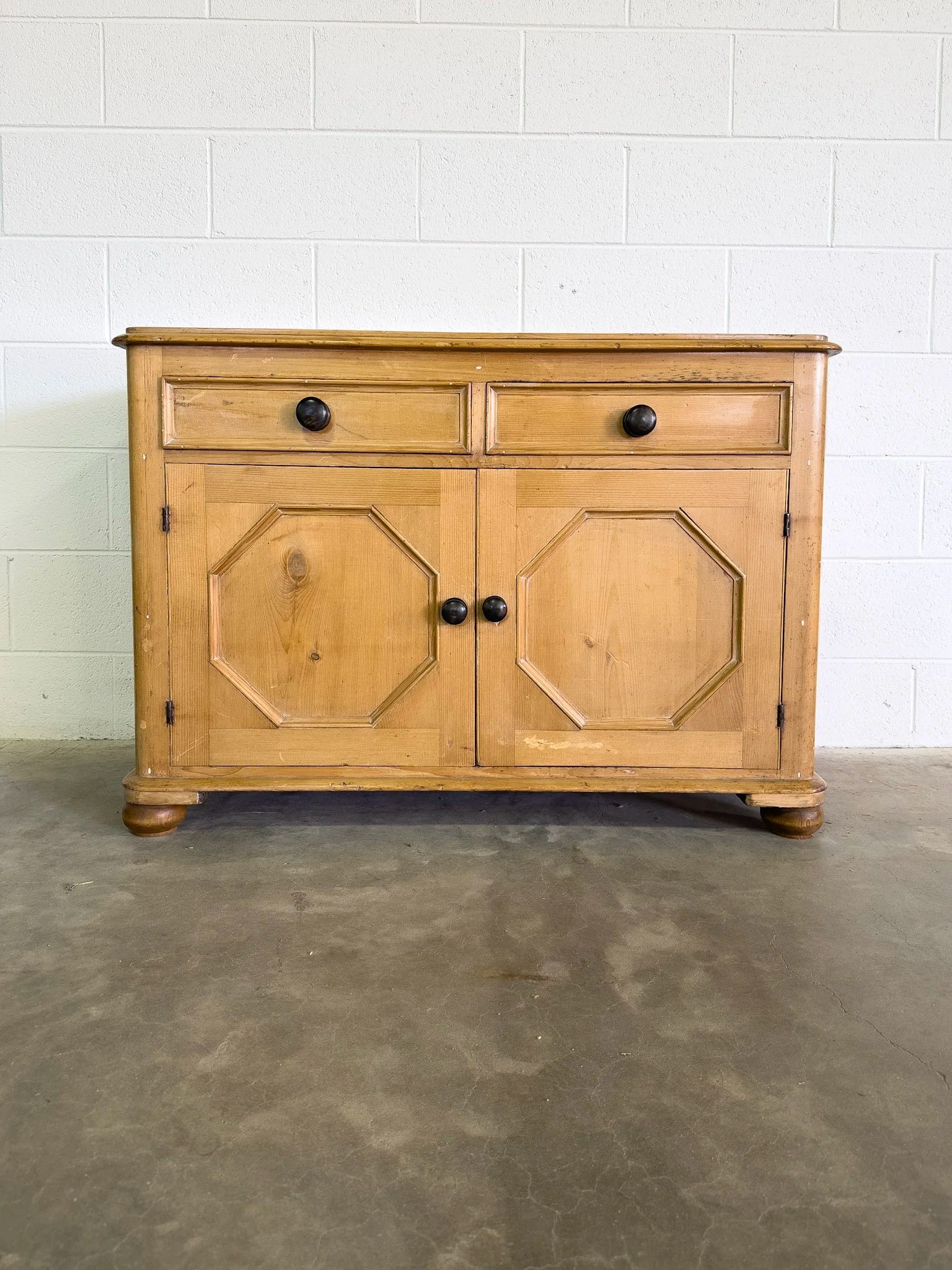 Charming Antique Pine Sideboard