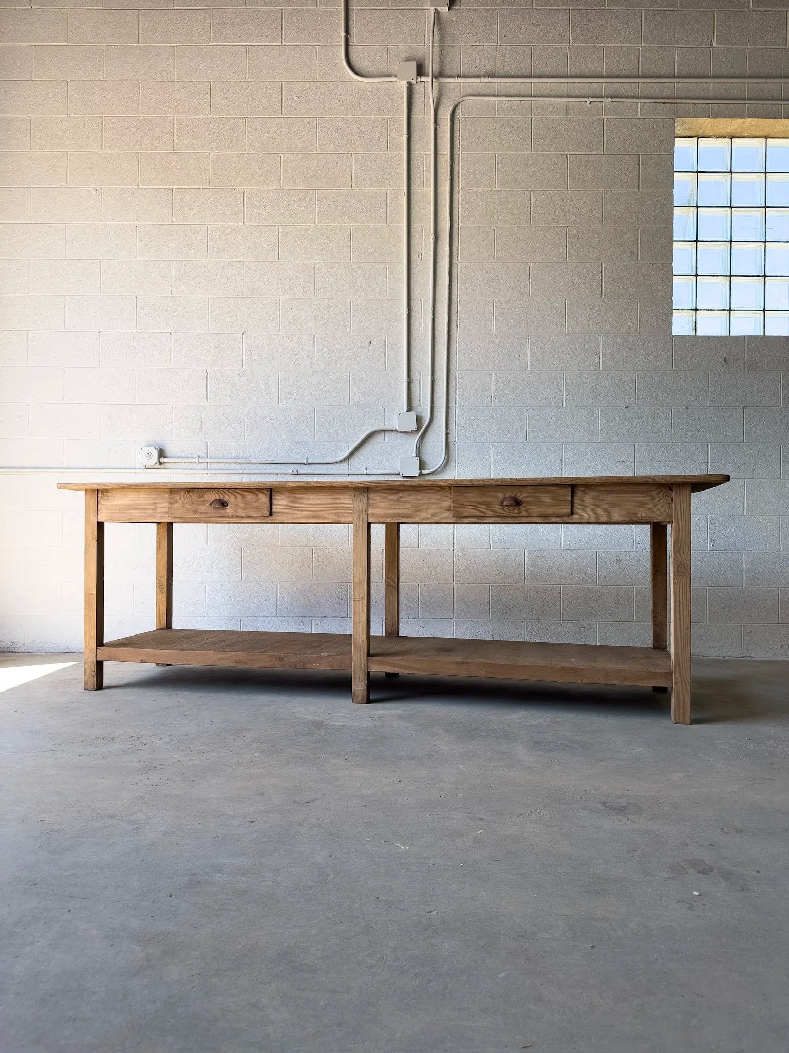 Vintage French kitchen island
